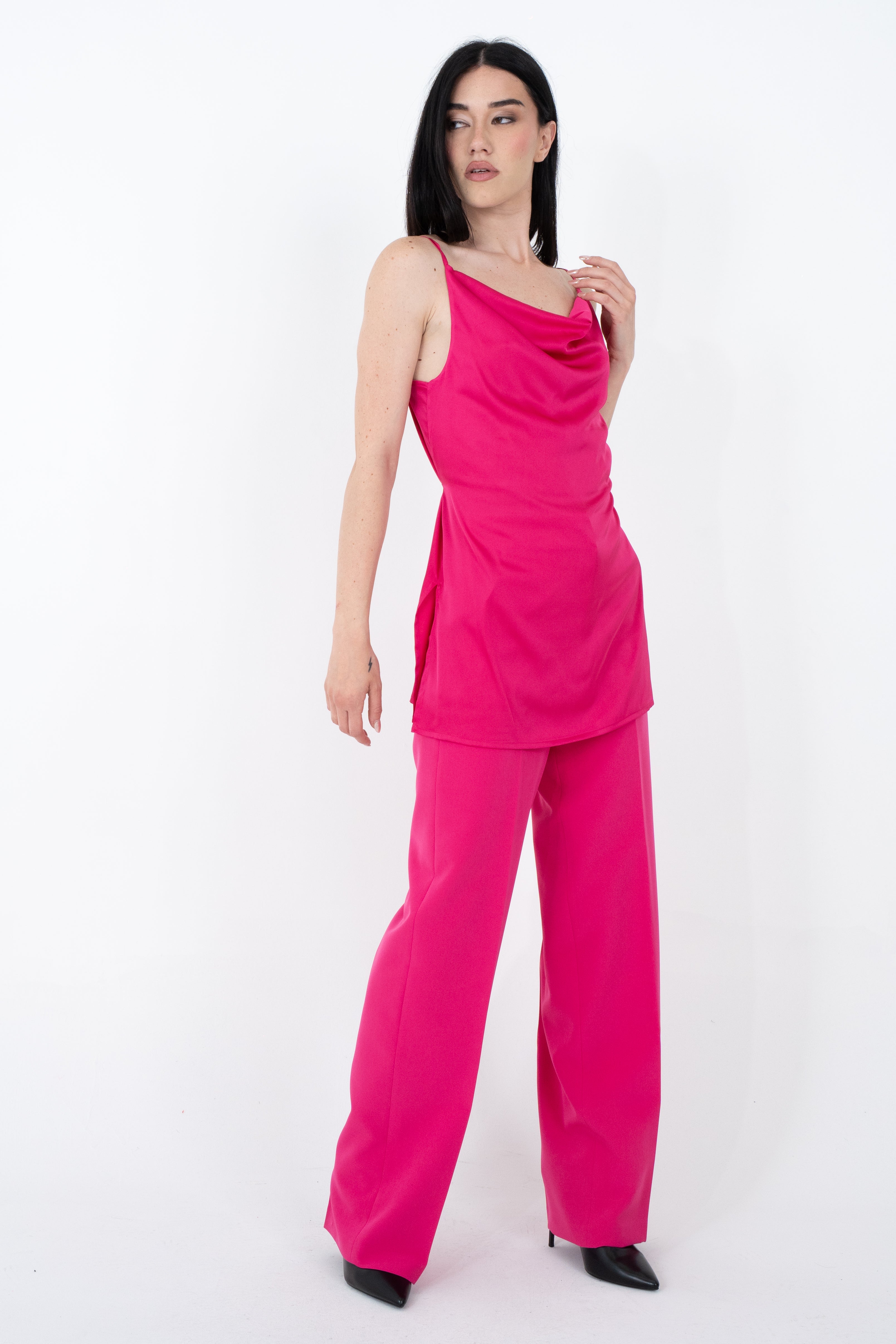 Canotta satin