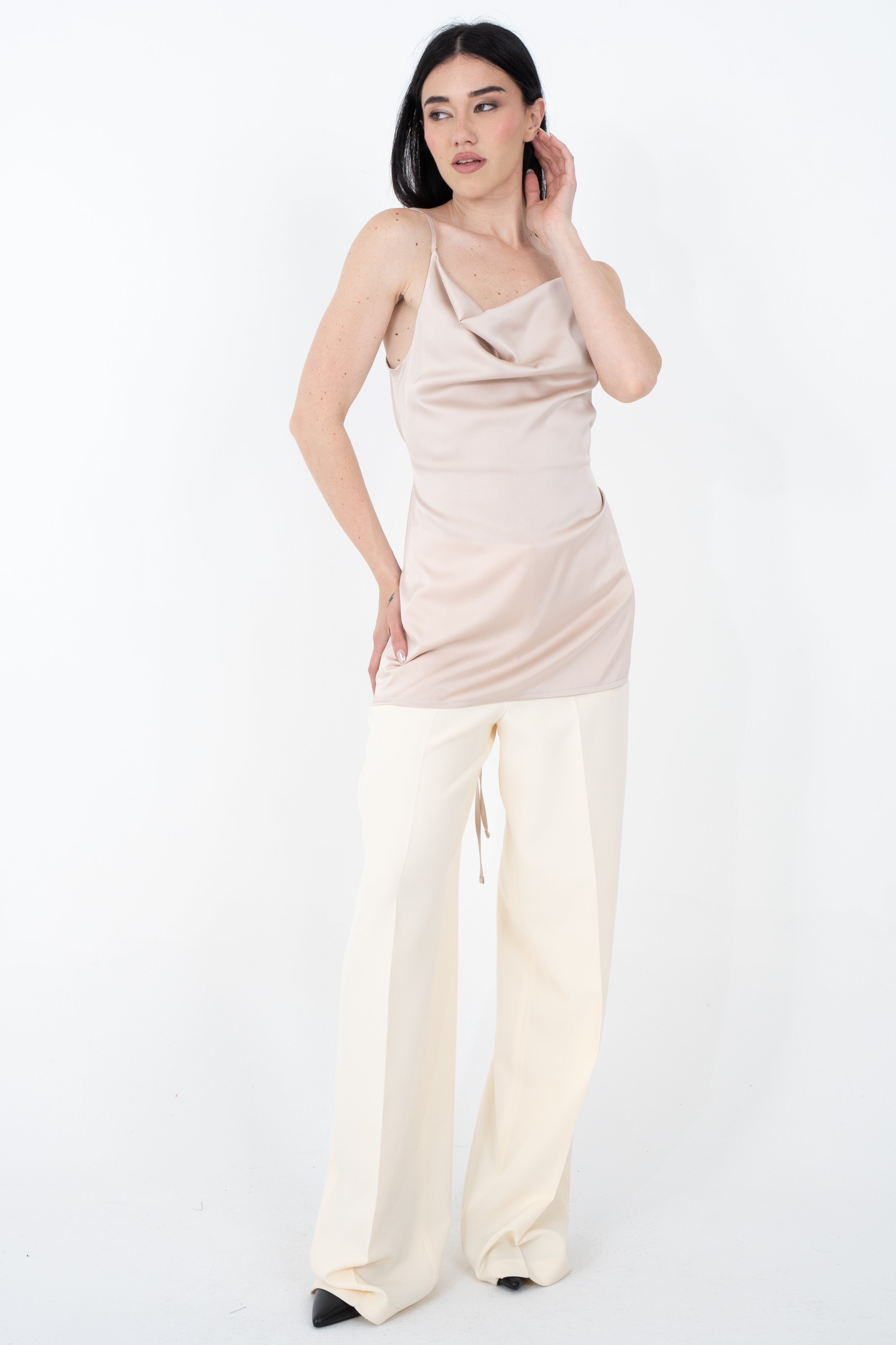 Canotta satin