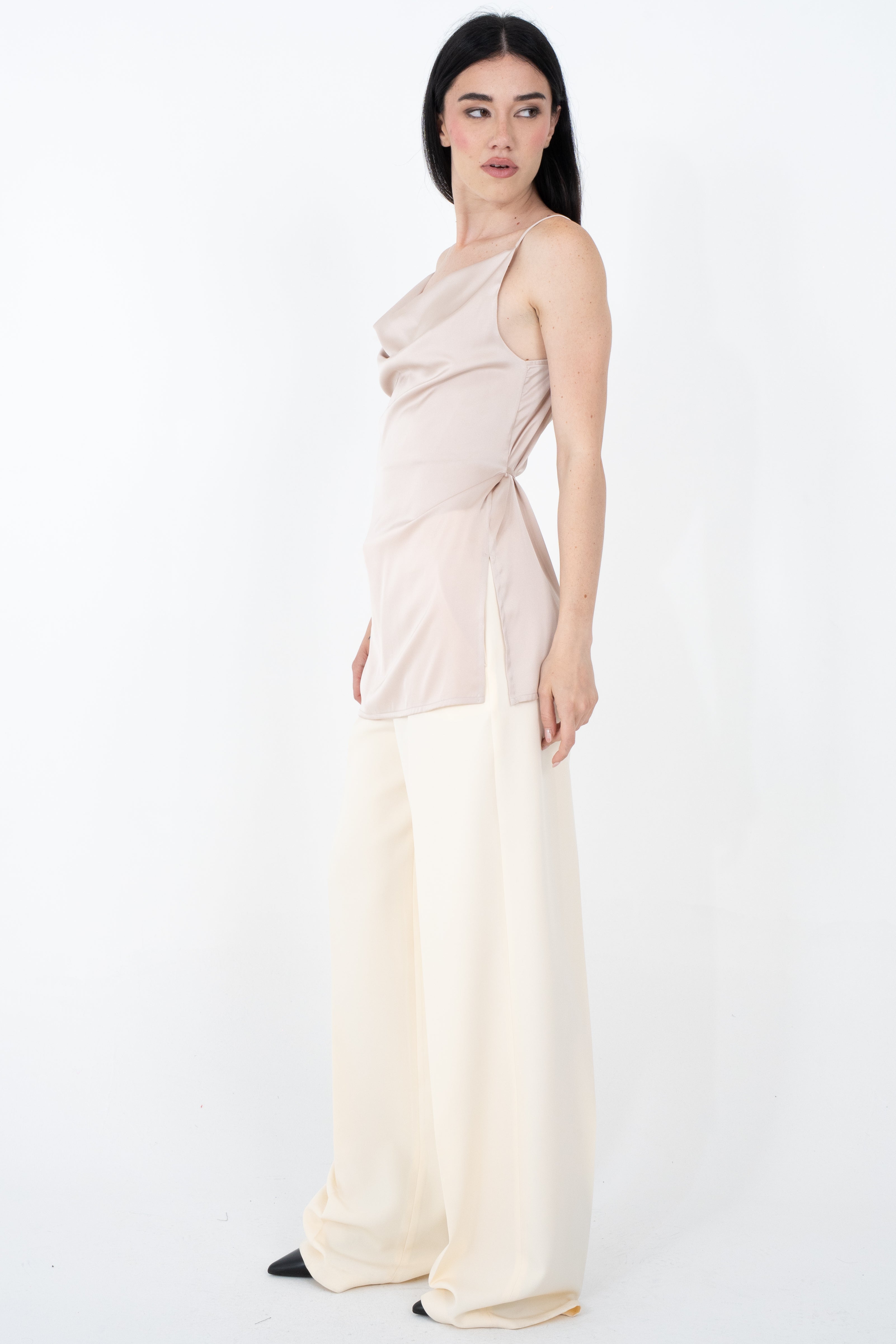 Canotta satin