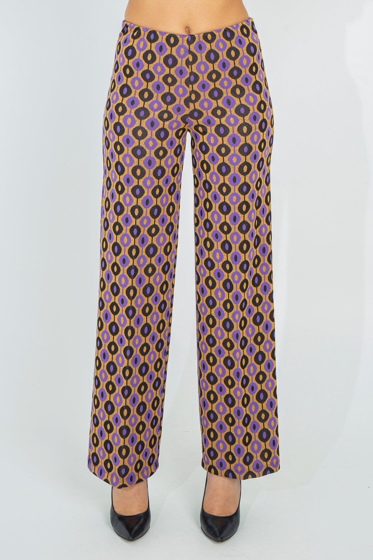 Palazzo trousers in jersey