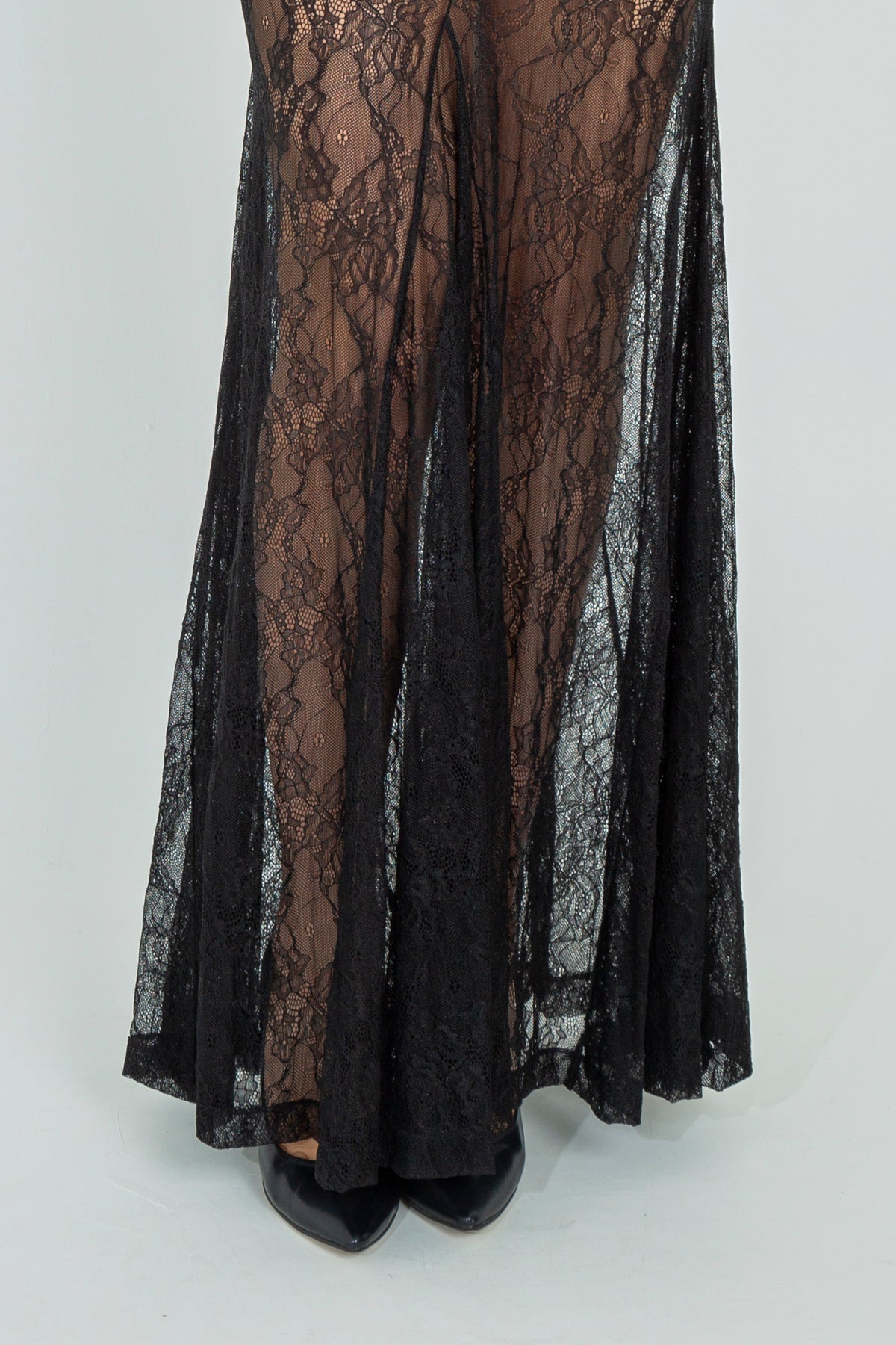 Long lace skirt