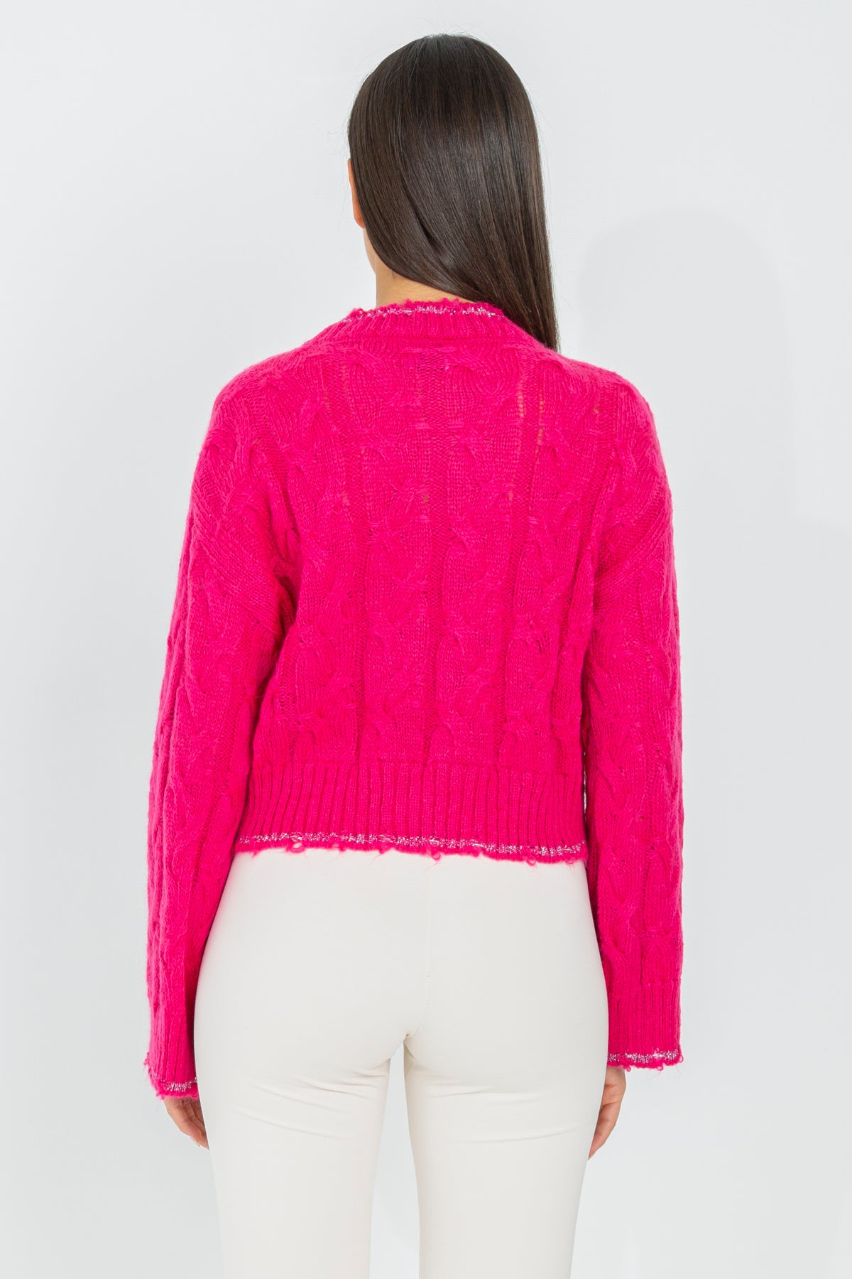 Sweater with lurex details