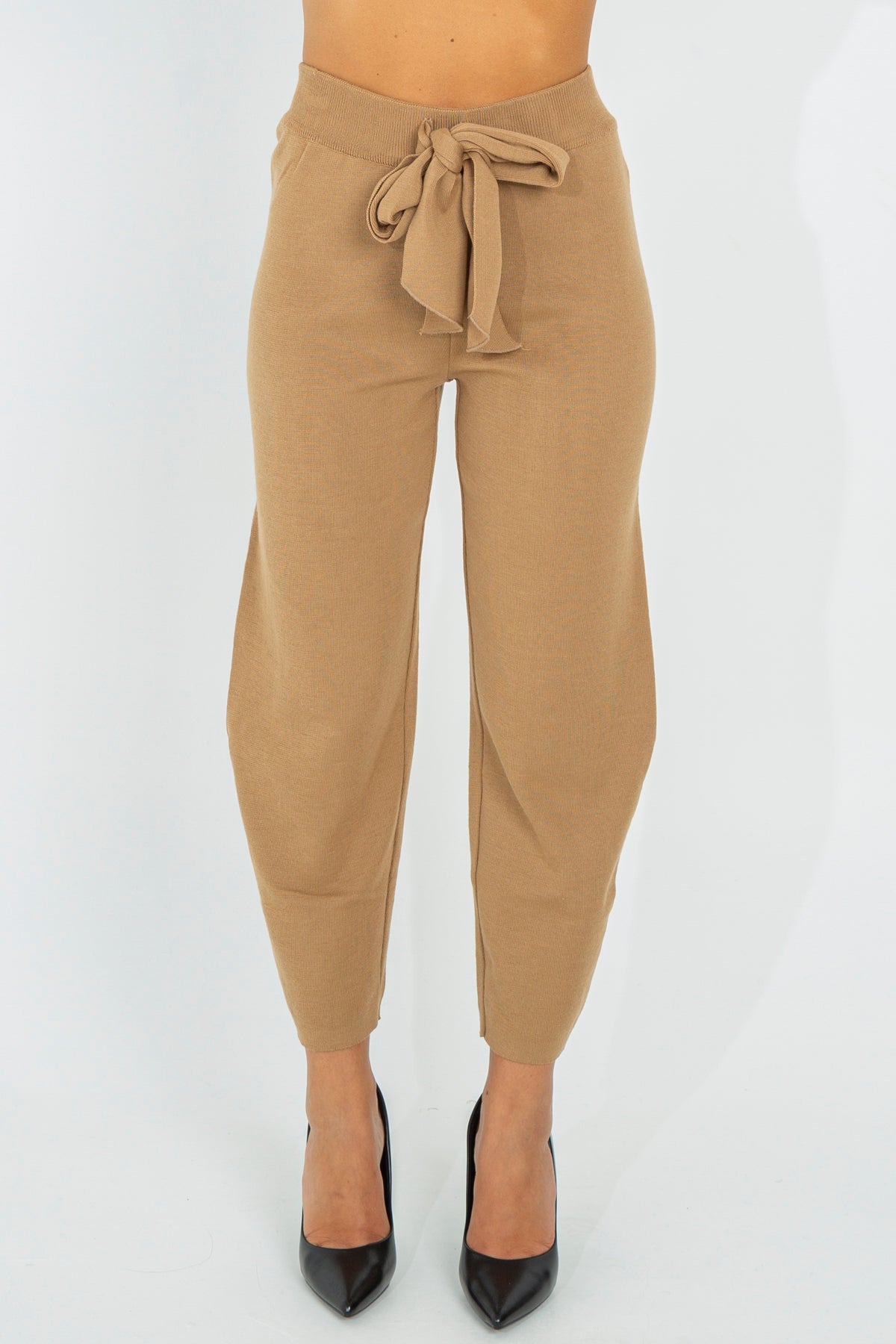 Wool blend trousers