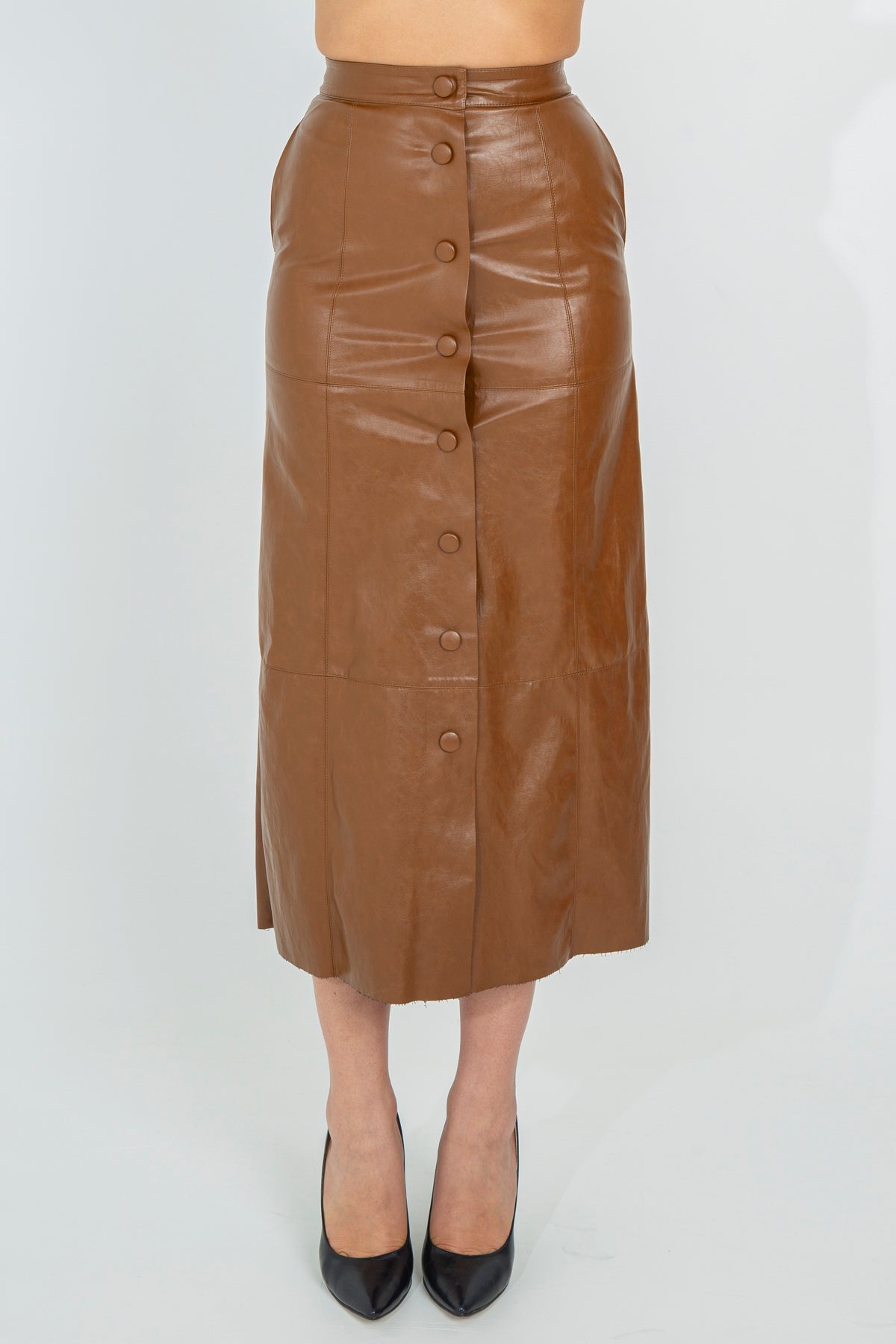 Leather Pencil Skirt