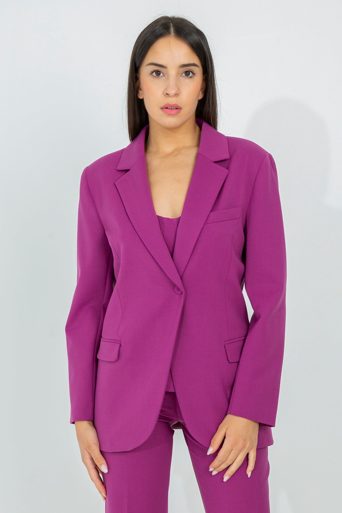 Jacket with flared bottom