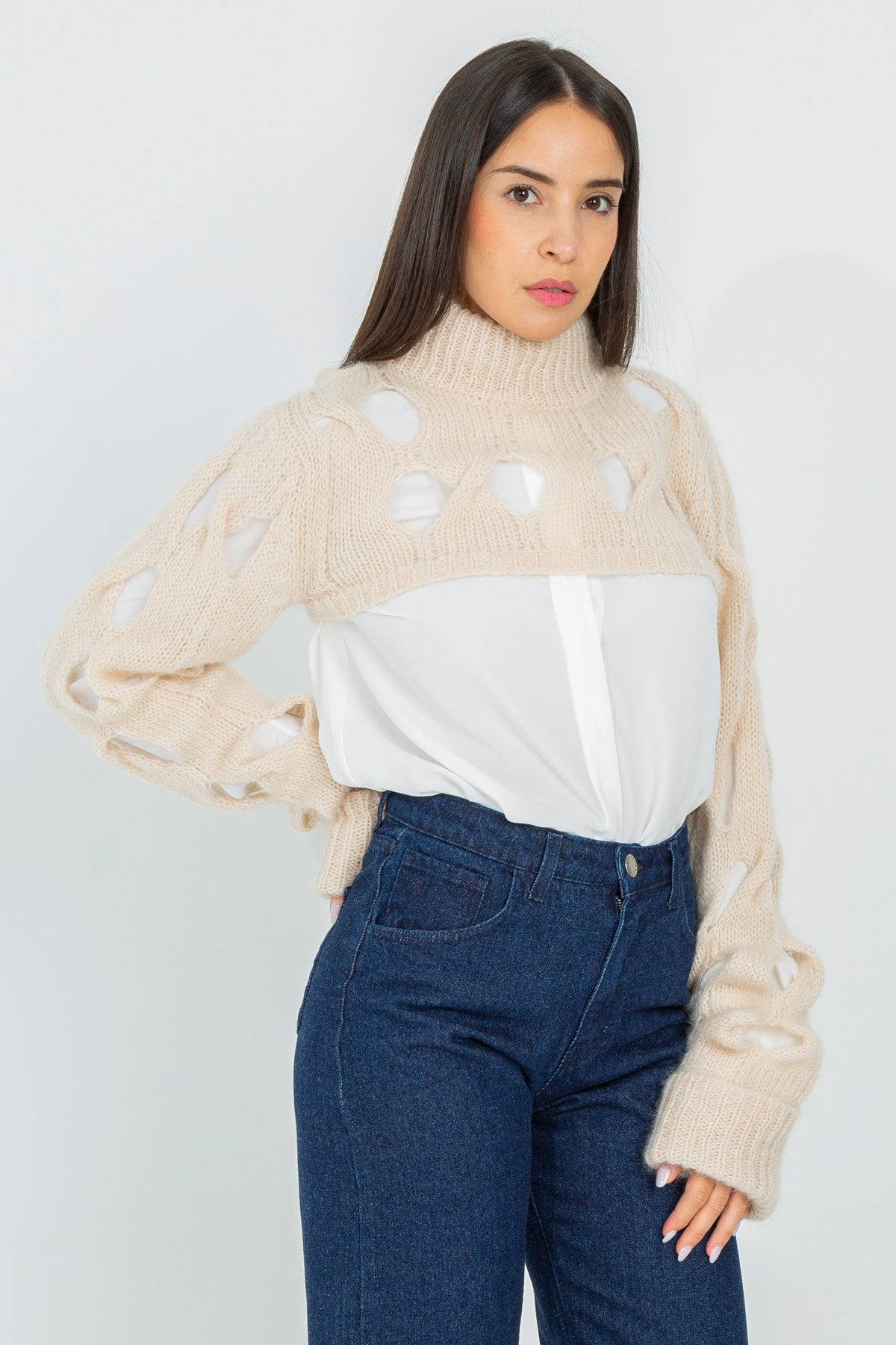 Wool bolero