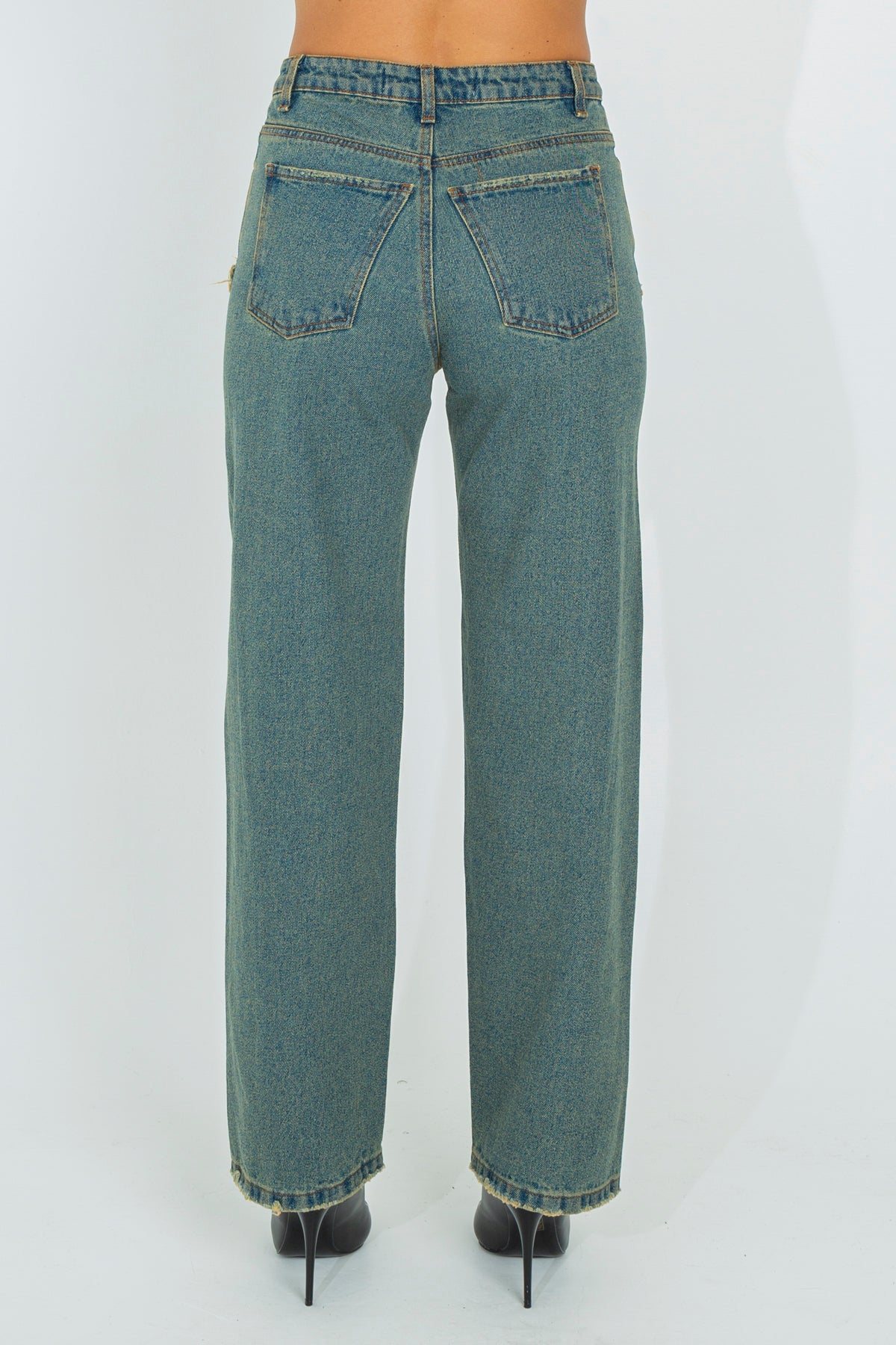 Wide leg jeans used