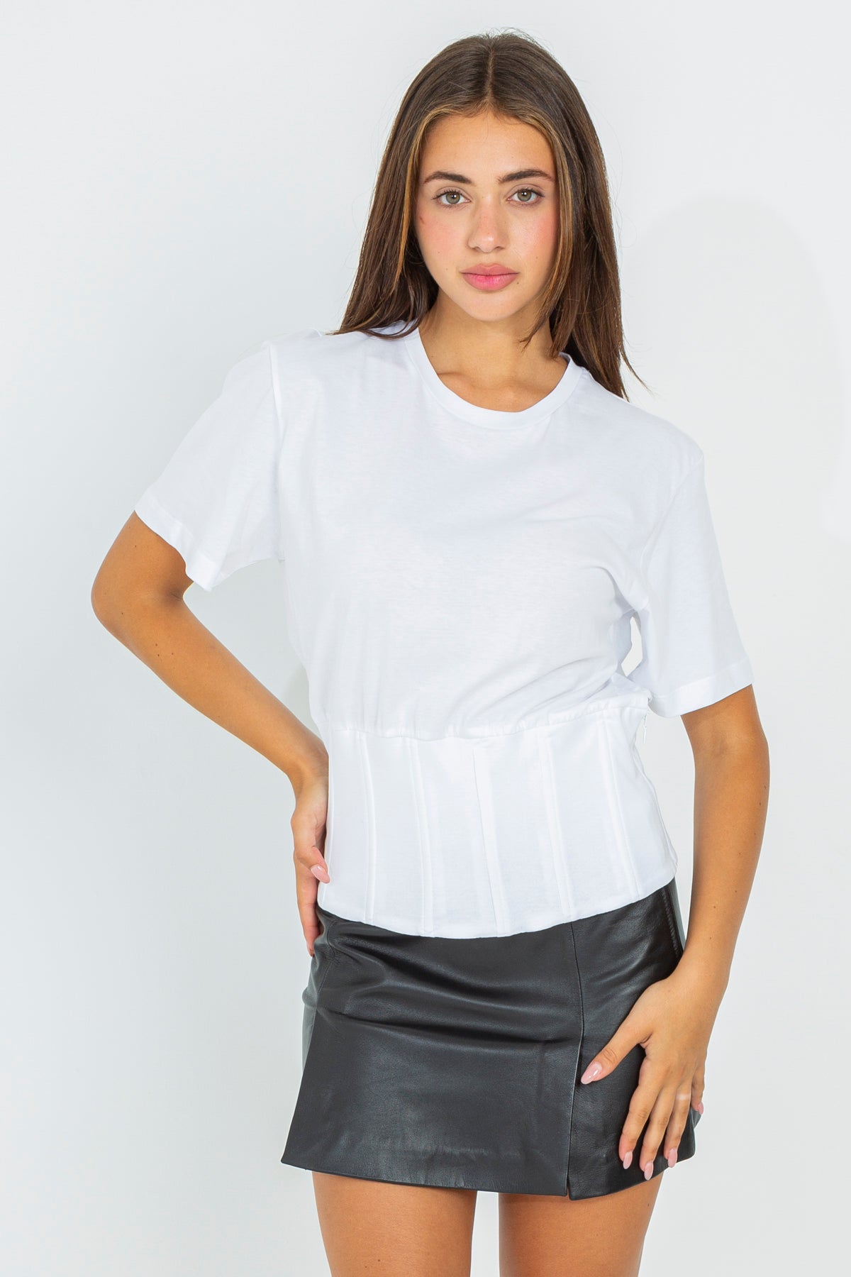 T-shirt with bodice bottom