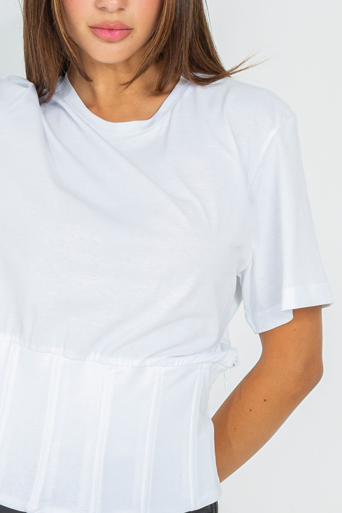 T-shirt with bodice bottom