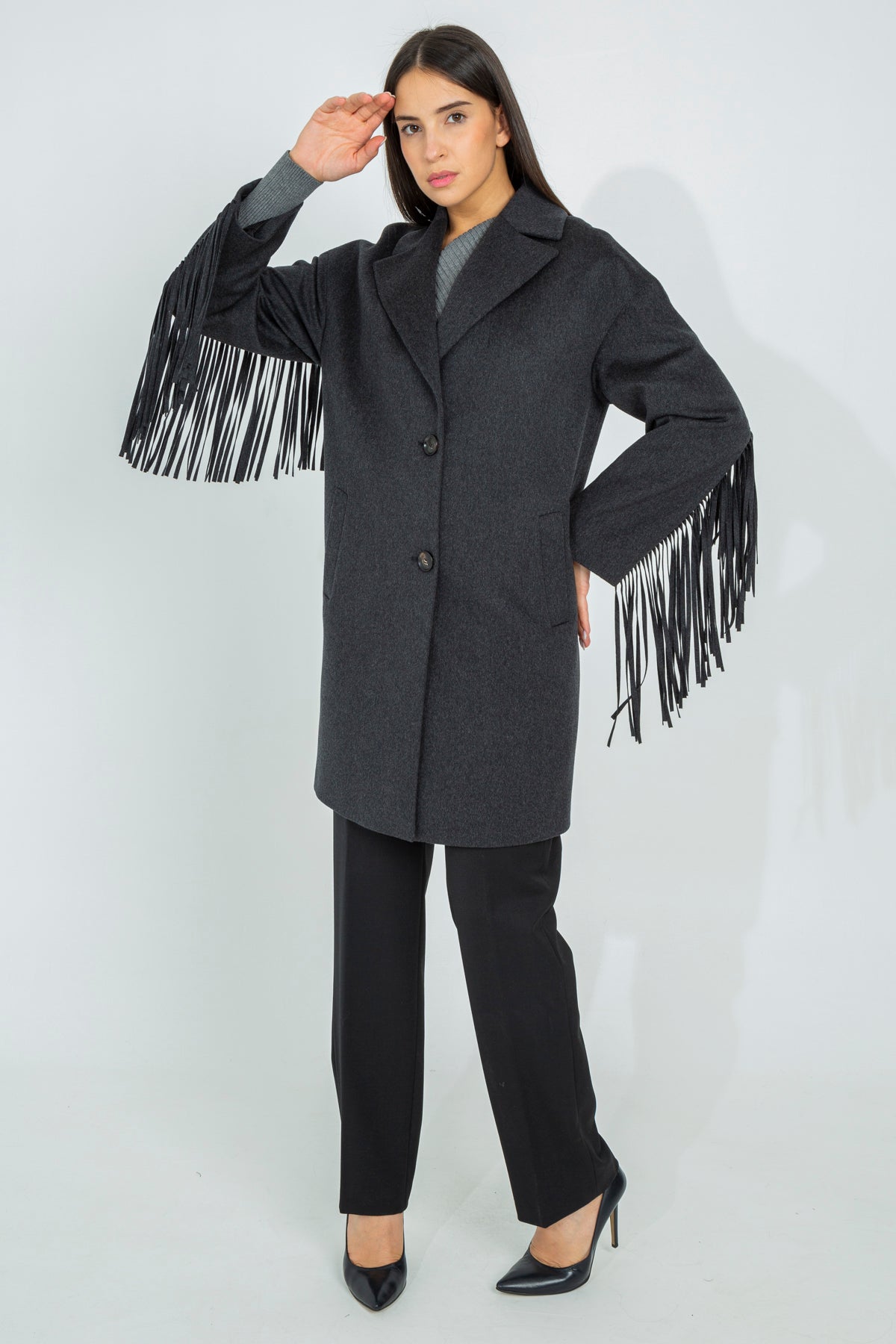 Long wool coat