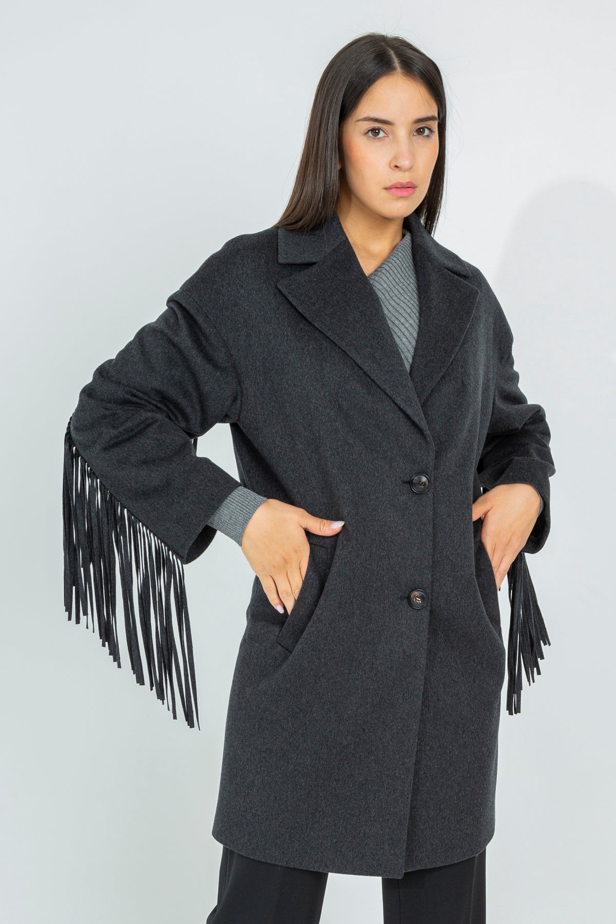 Long wool coat