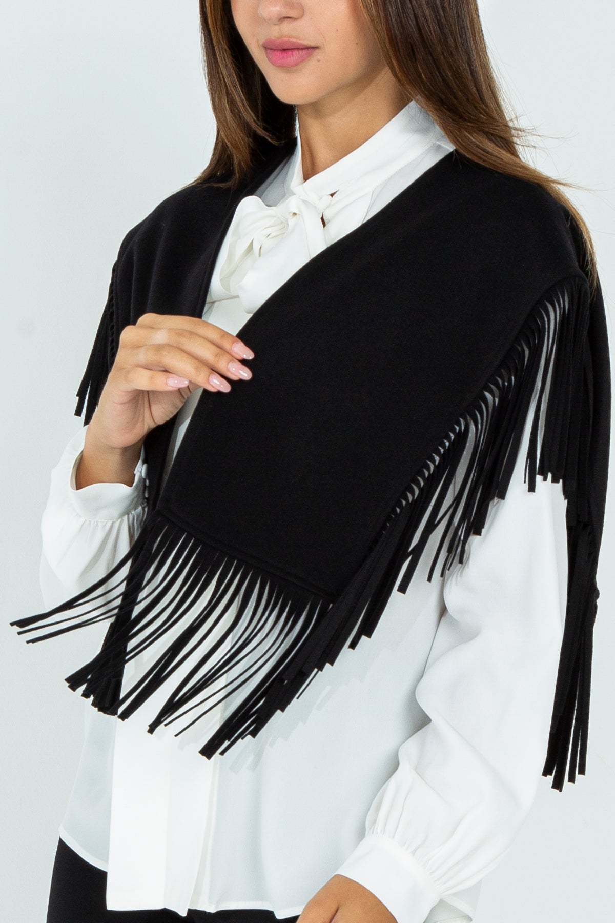 Short wool cape