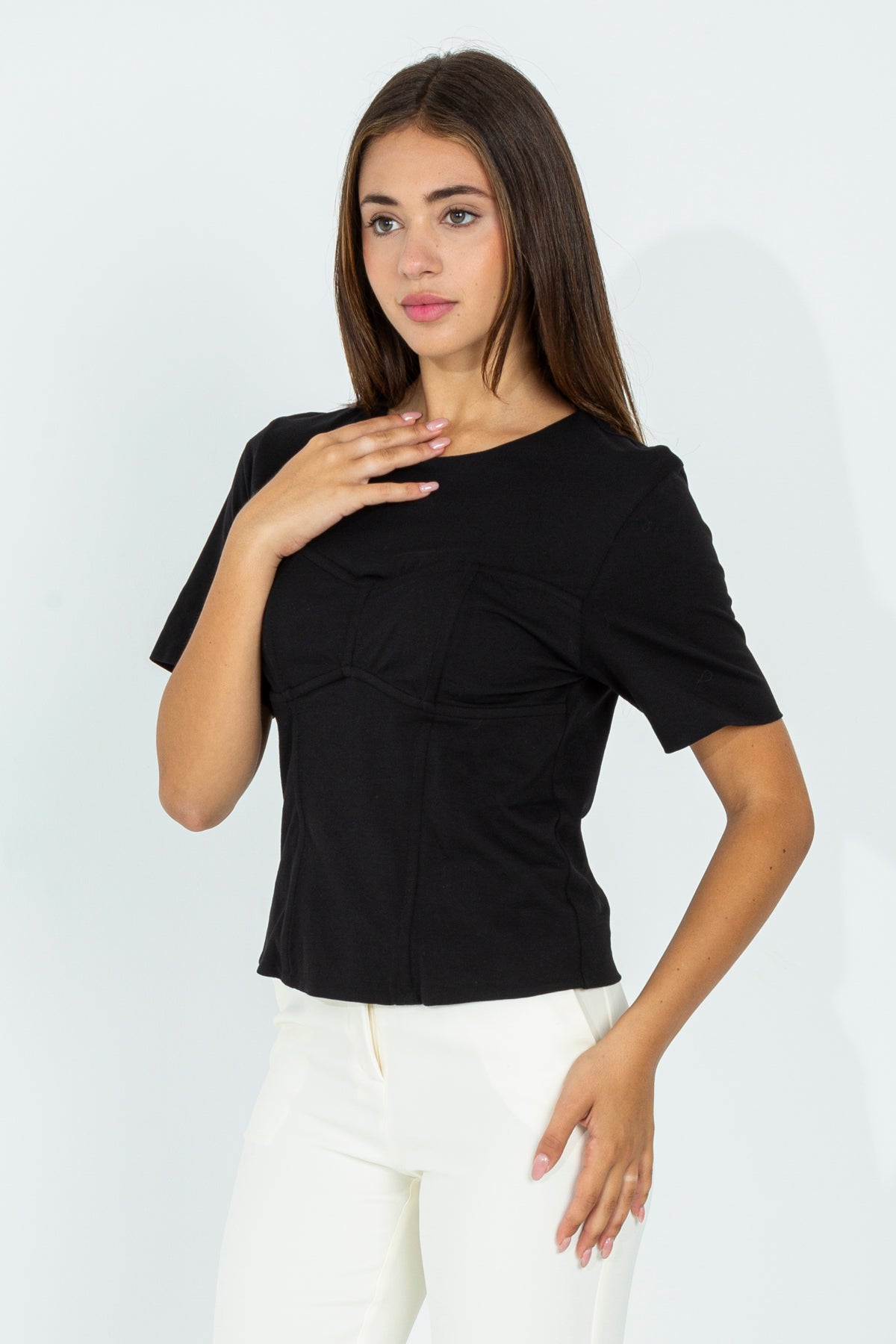 Bodice style T-shirt