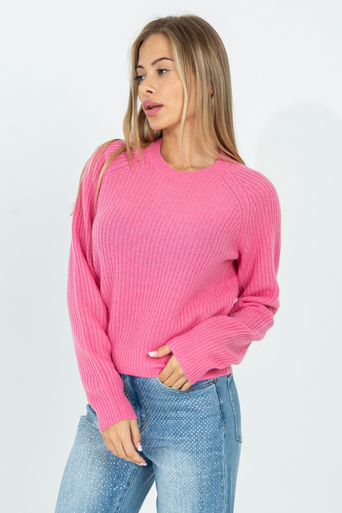 Knitted cashmere sweater