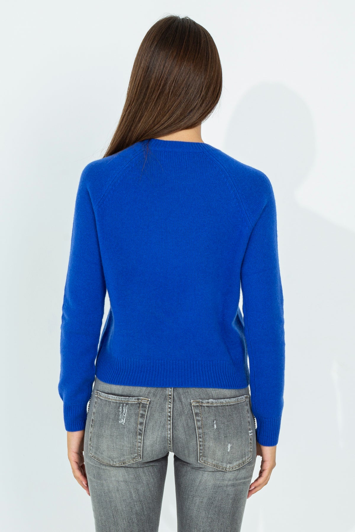 Maglia girocollo in cashmere