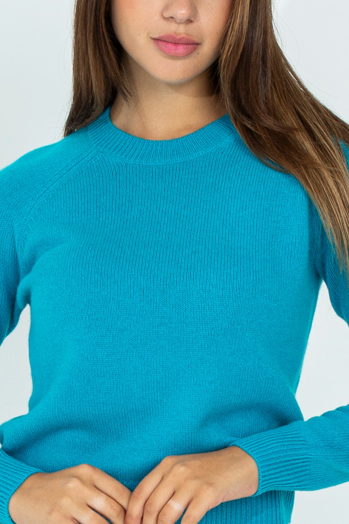 Cashmere crewneck sweater