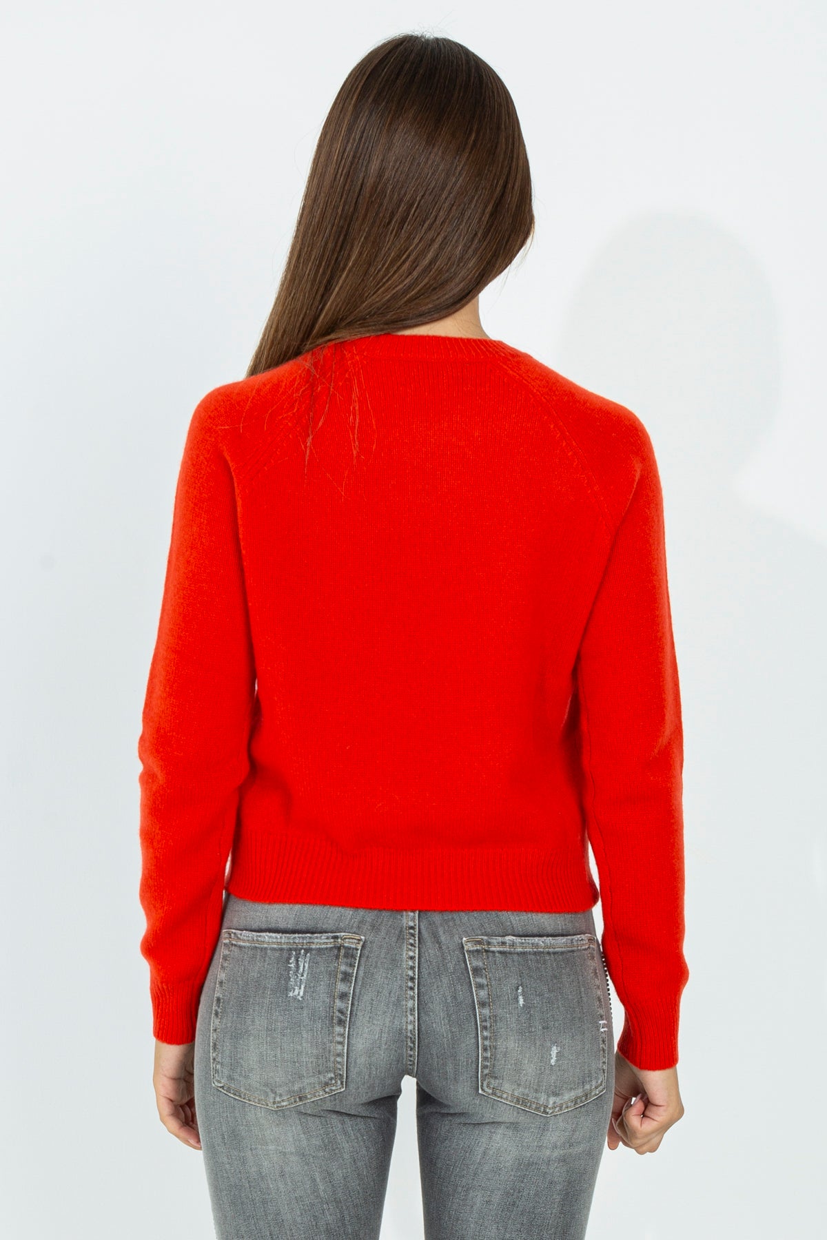 Maglia girocollo in cashmere