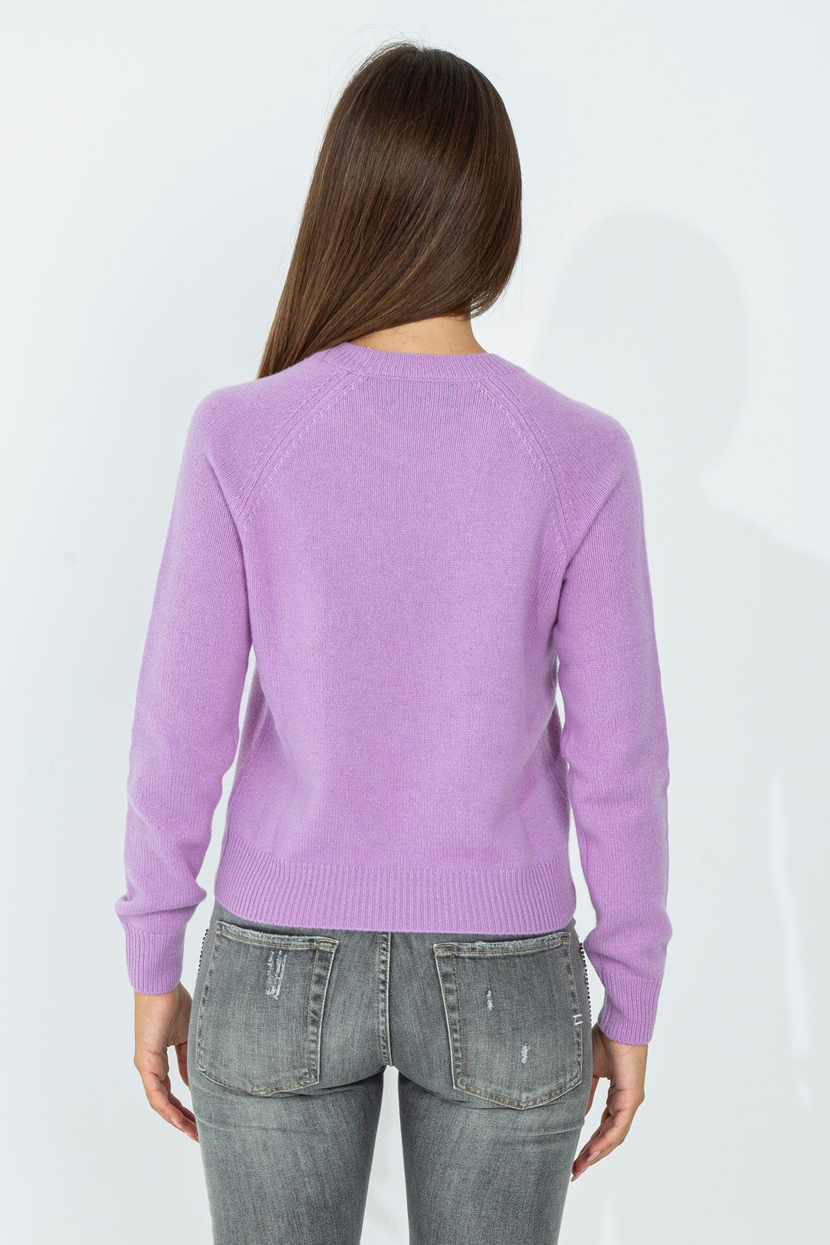 Maglia girocollo in cashmere