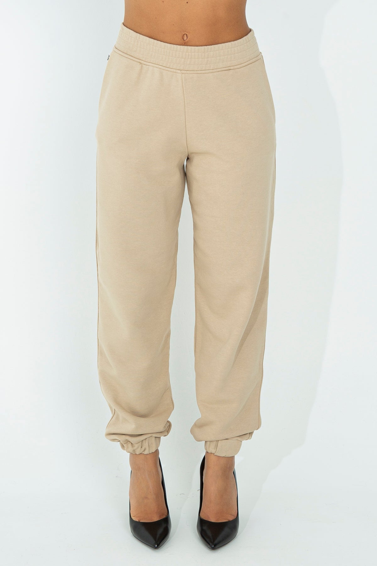 Solid color tracksuit trousers