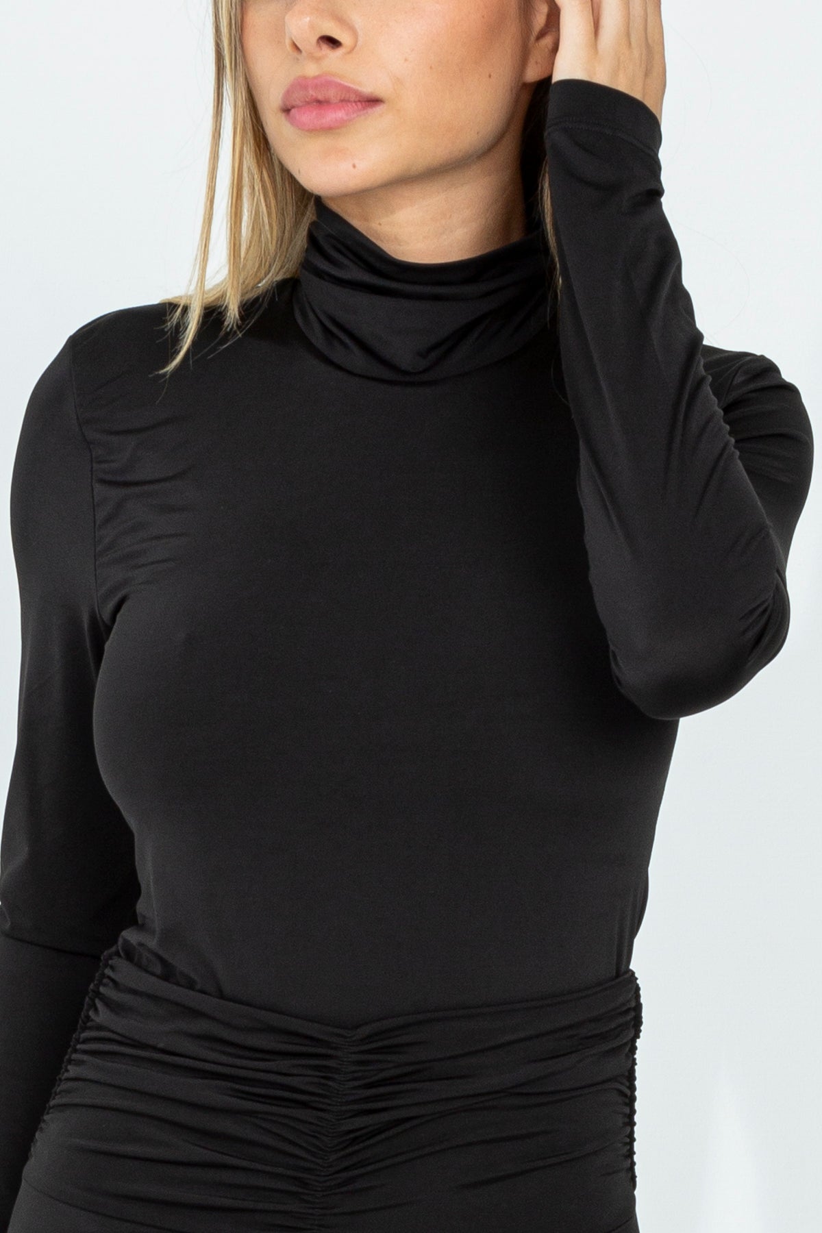 Mock neck sweater