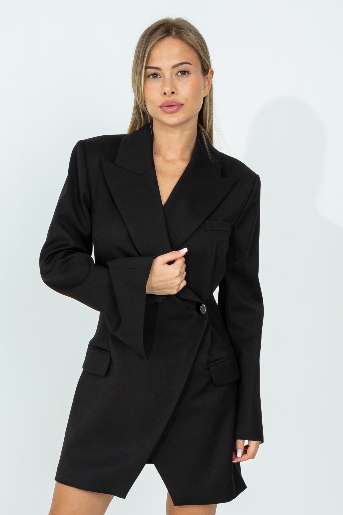 Double breasted blazer suit