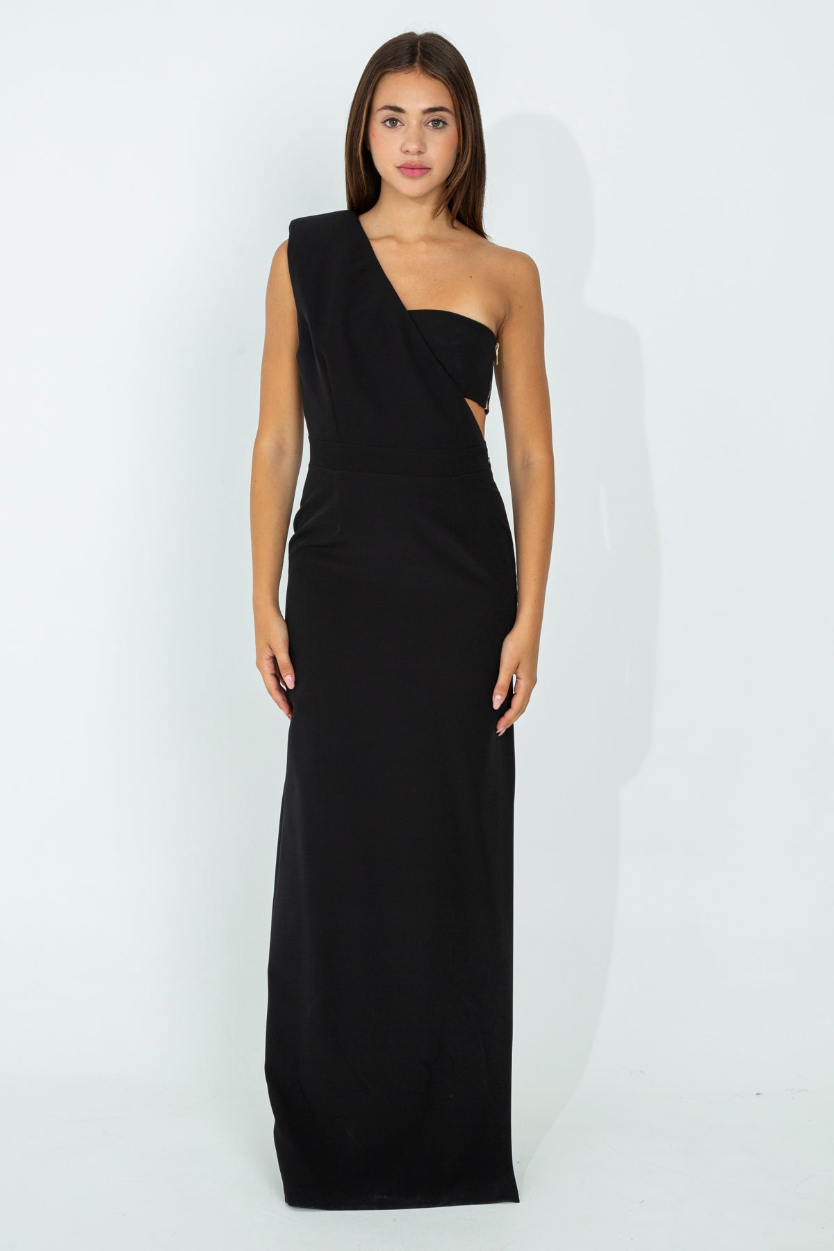 Long one-shoulder dress