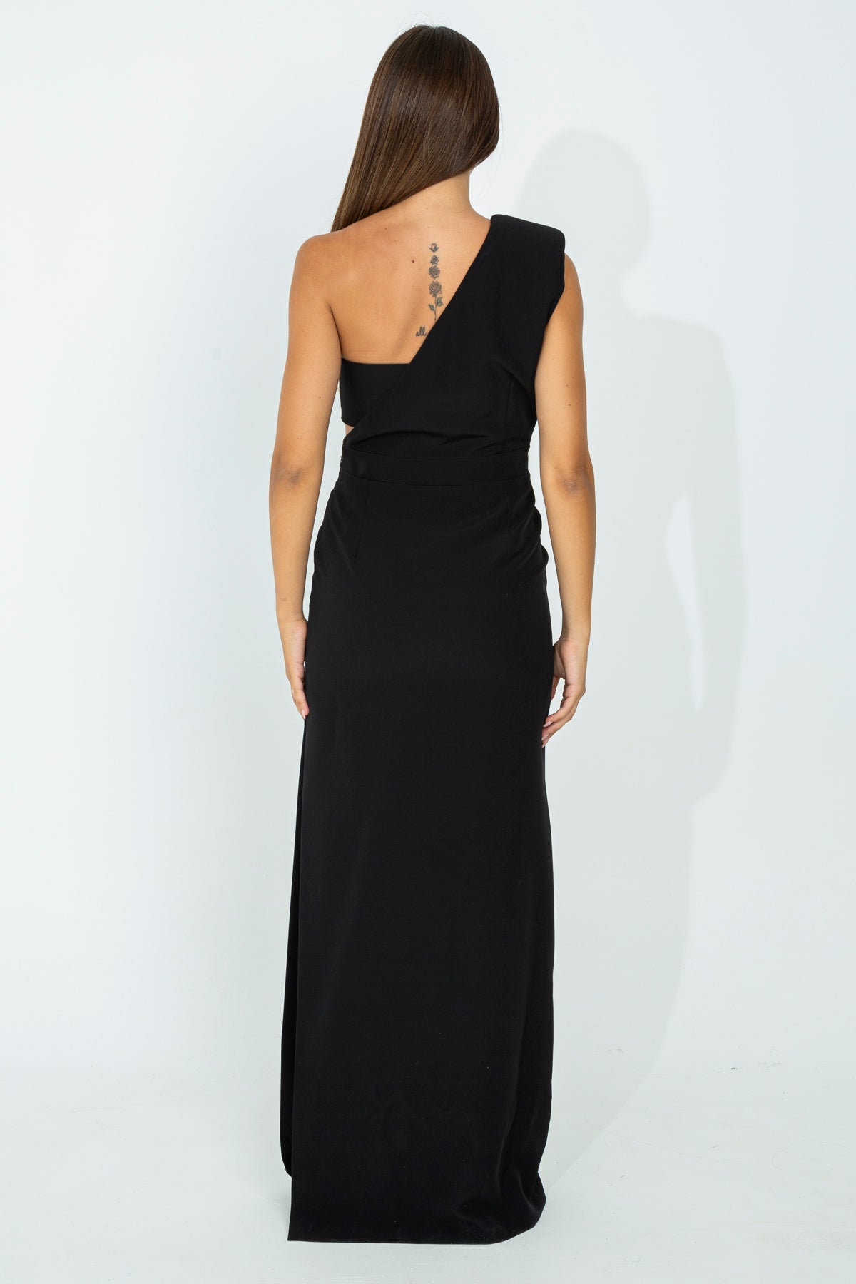 Long one-shoulder dress