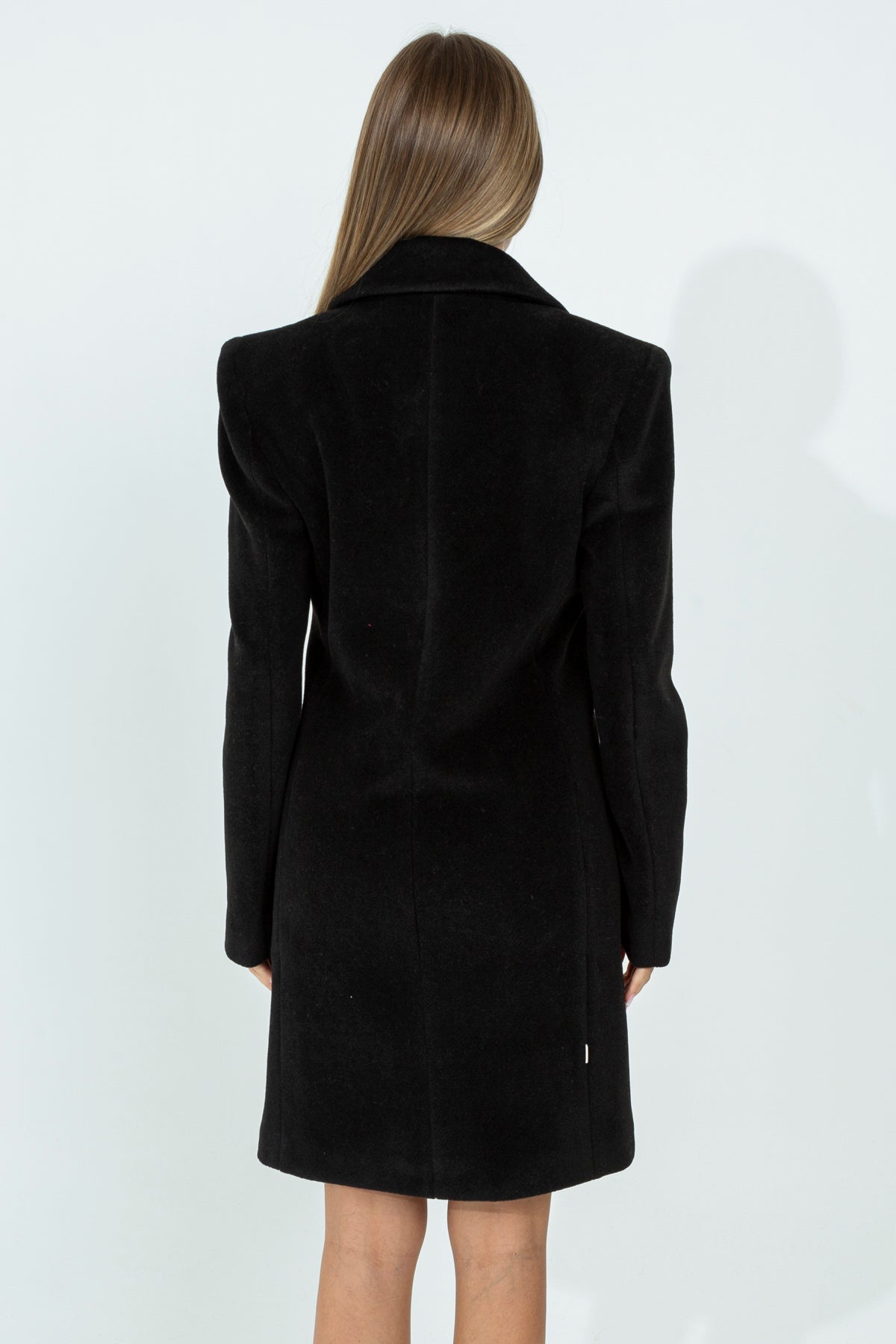 Single breasted midi coat