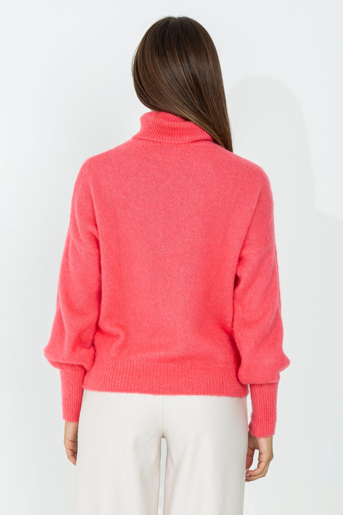 Mohair turtleneck sweater