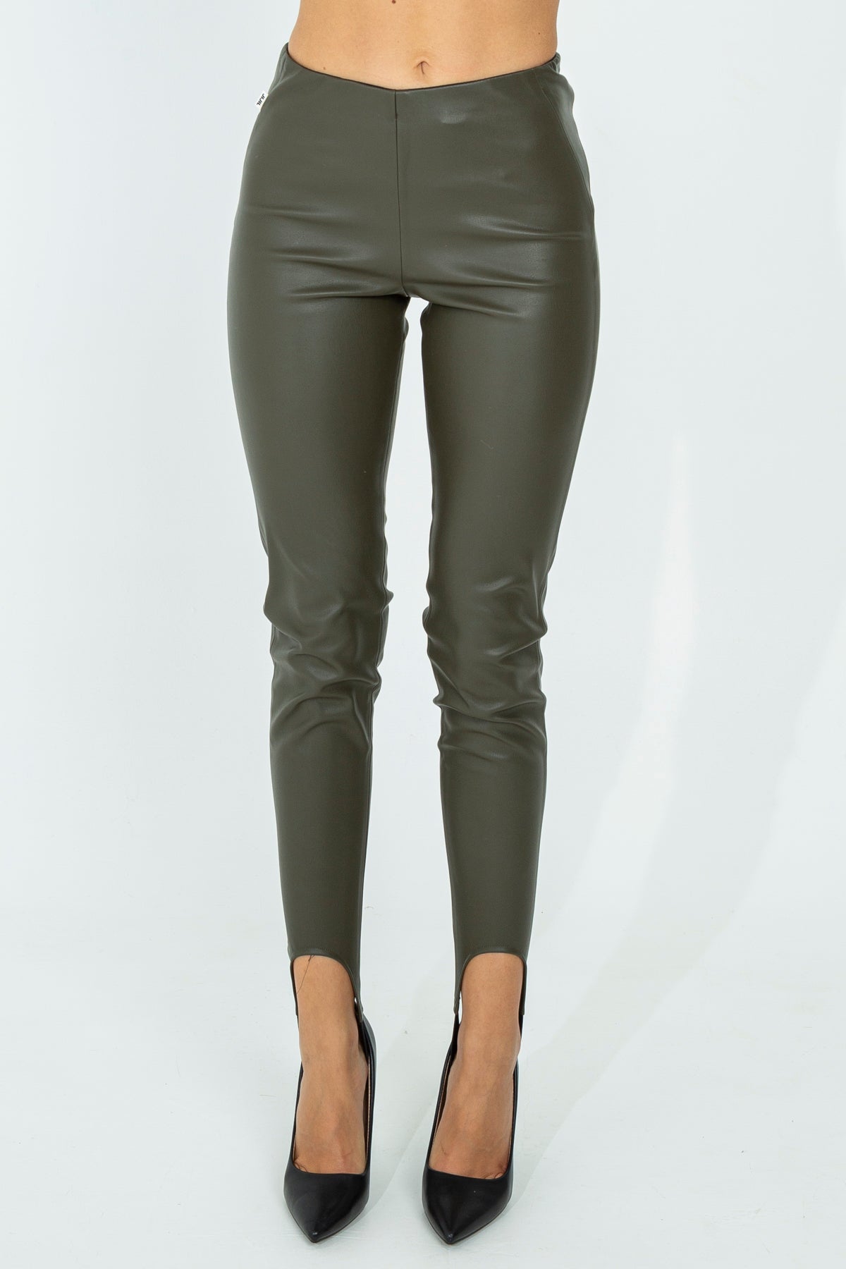 Faux leather leggings