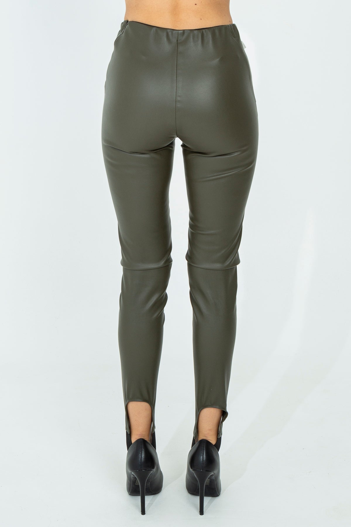 Faux leather leggings