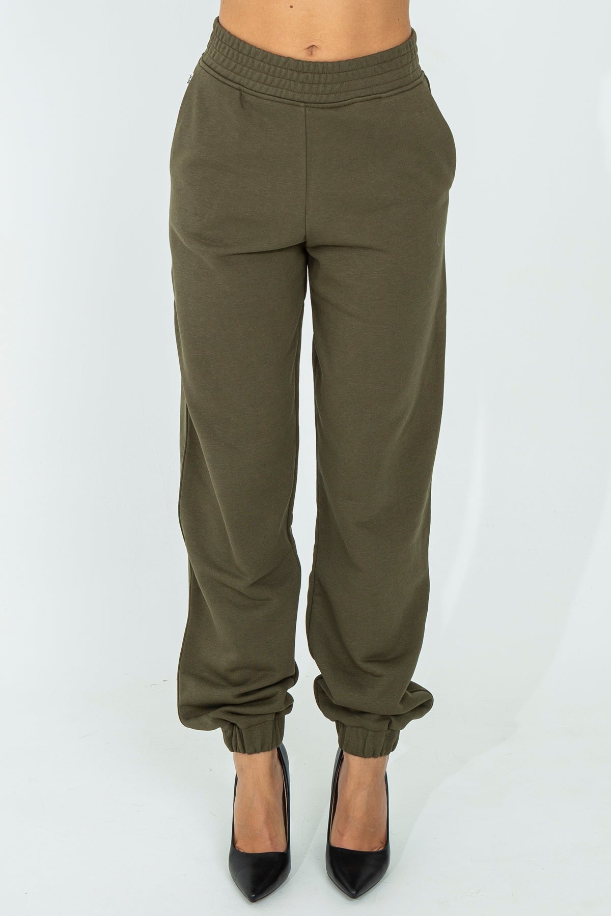 Solid color tracksuit trousers