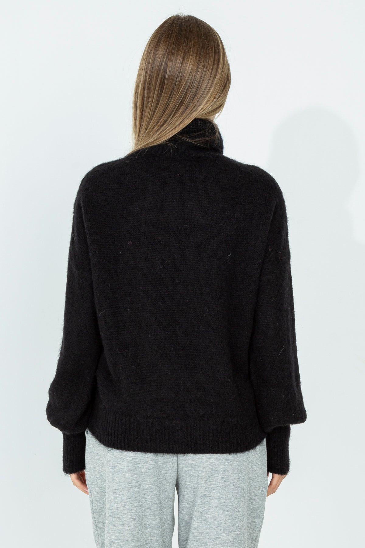 Mohair turtleneck sweater