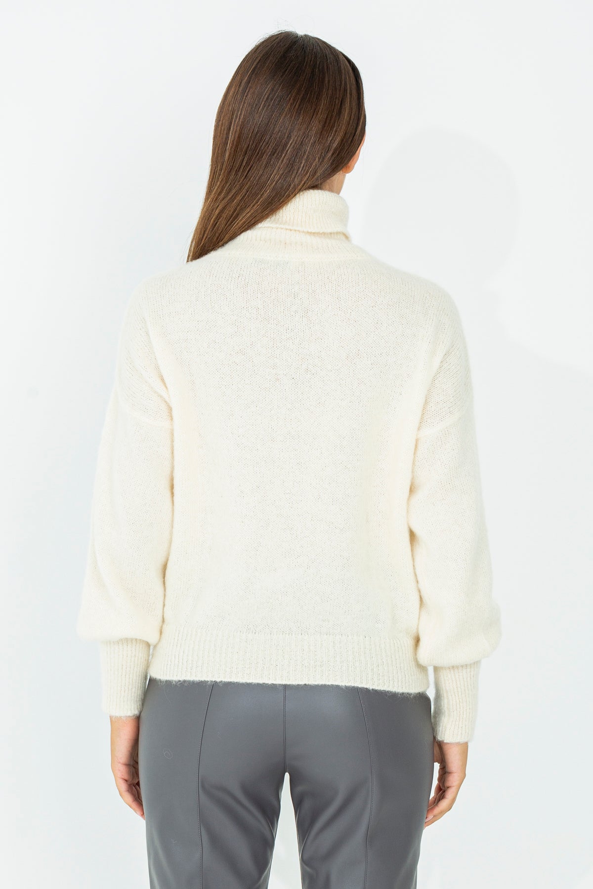 Mohair turtleneck sweater