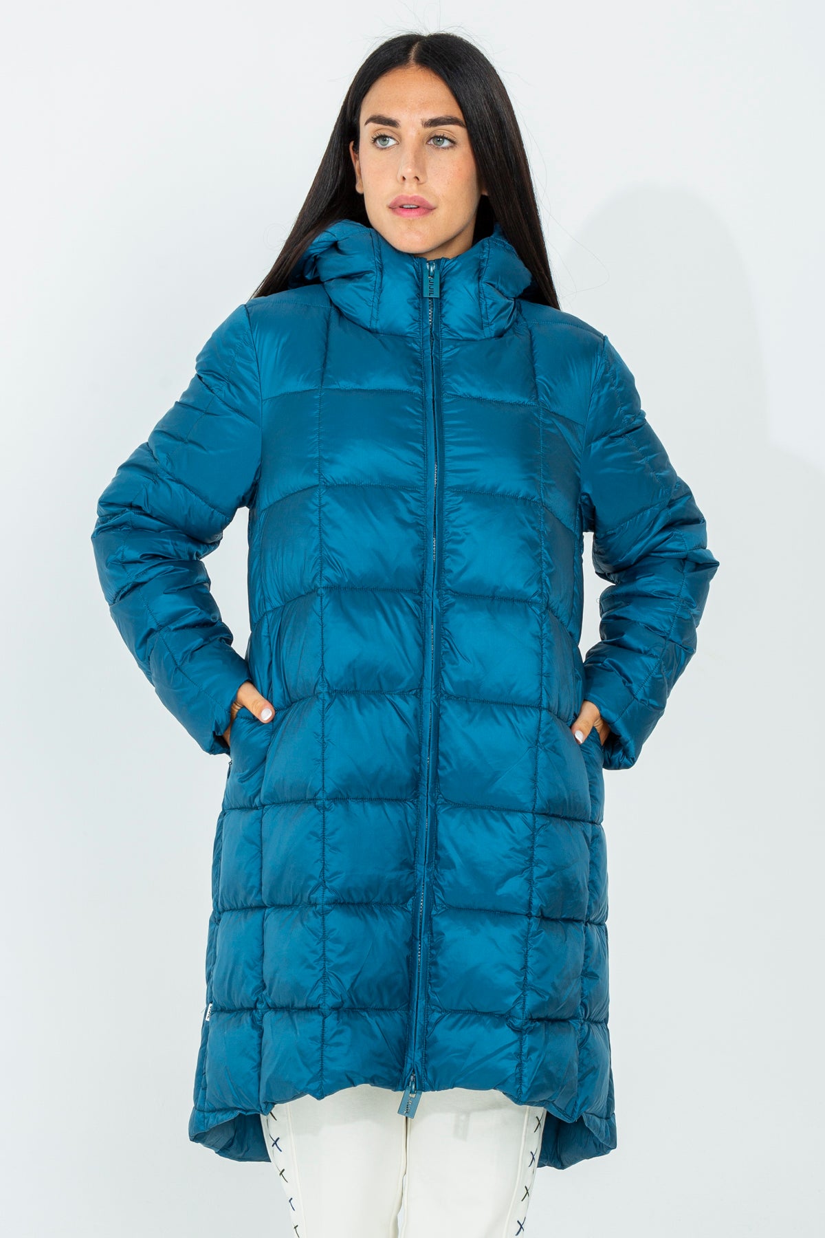 Midi down jacket