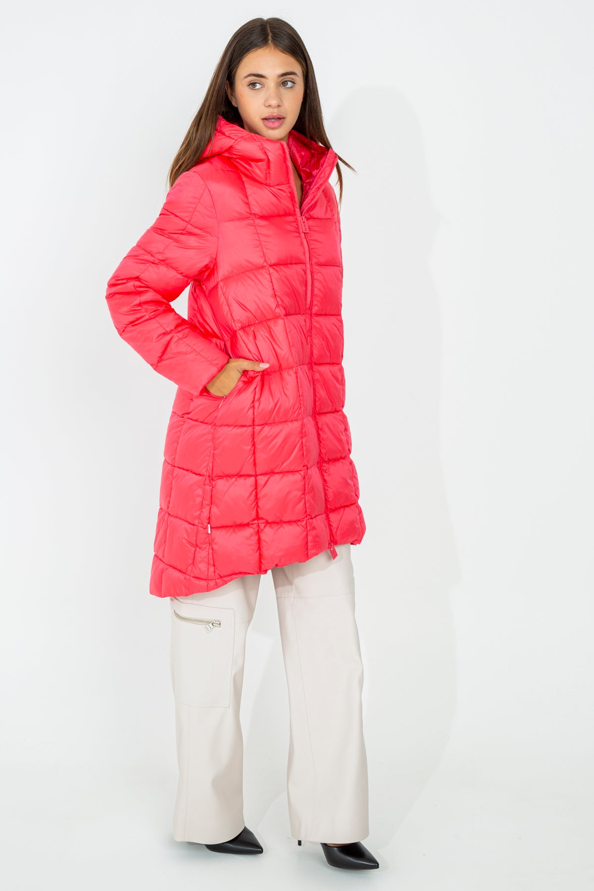 Midi down jacket