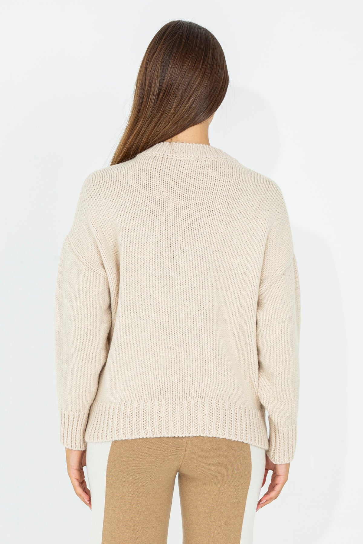 Pullover in misto lana