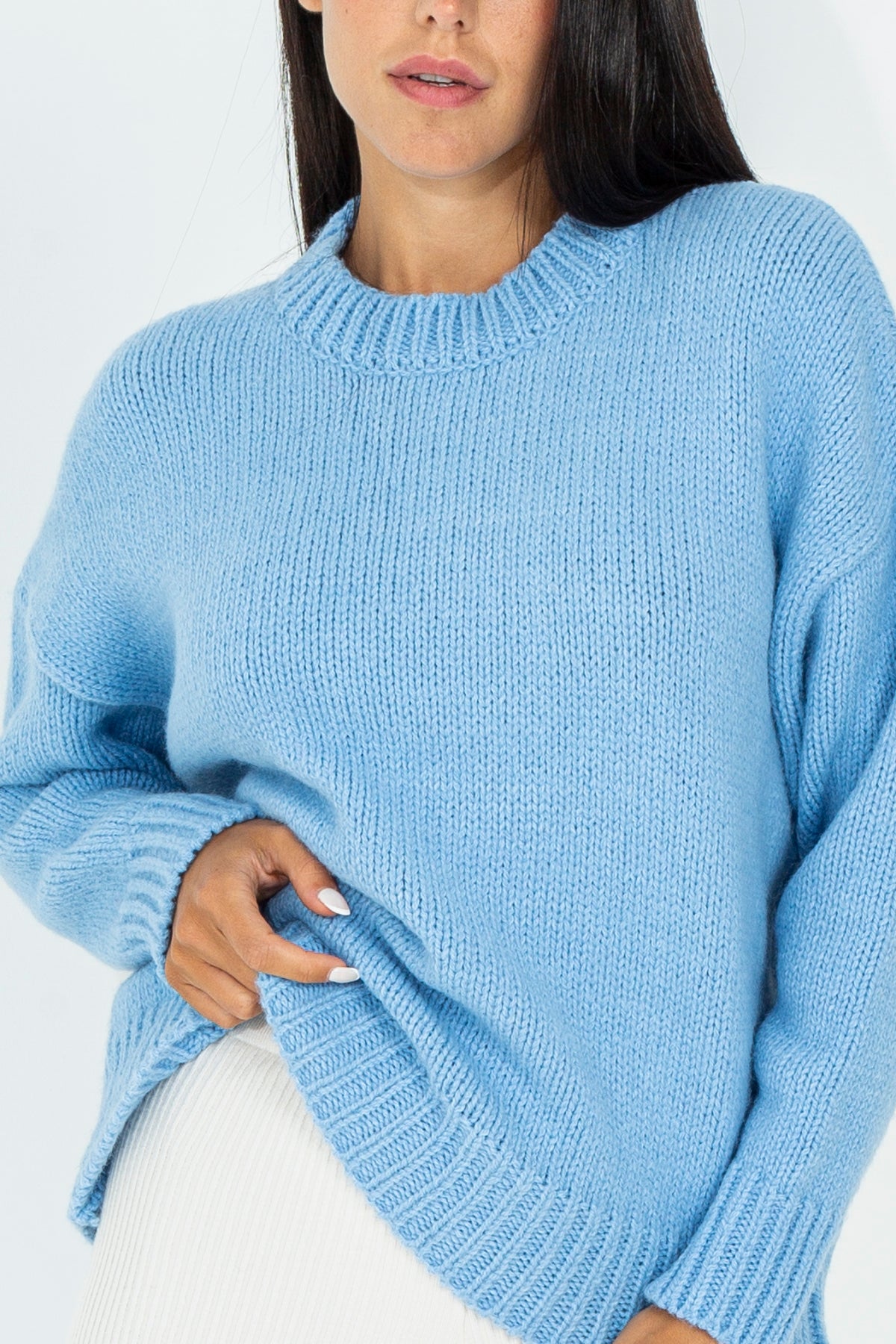 Pullover in misto lana