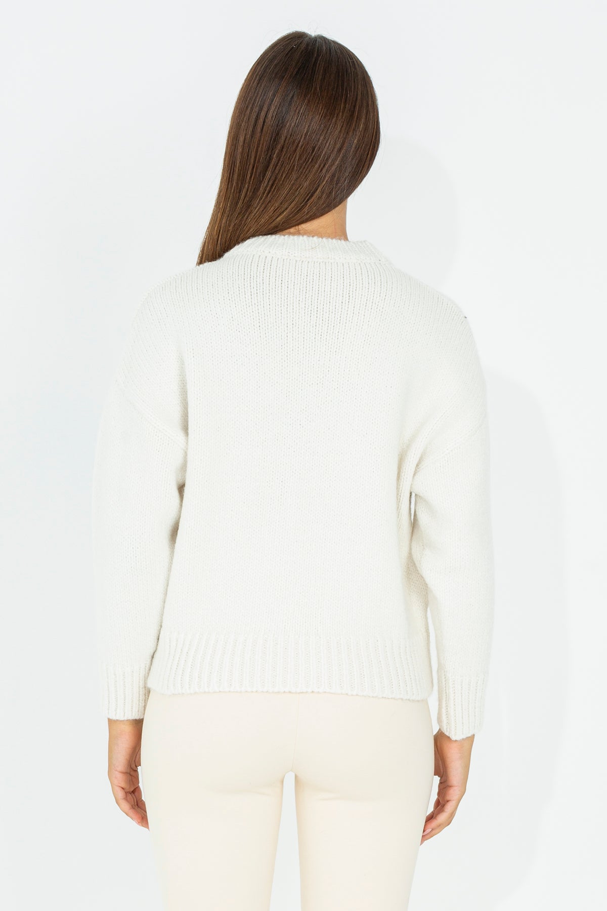 Pullover in misto lana