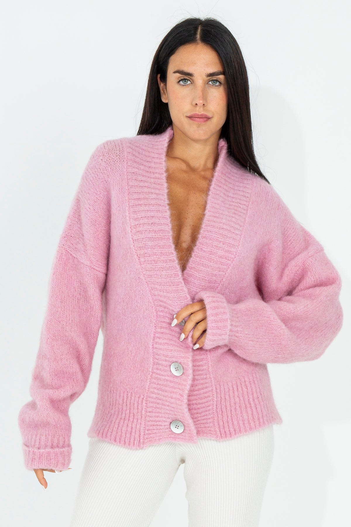 Soft Alpaca Cardigan