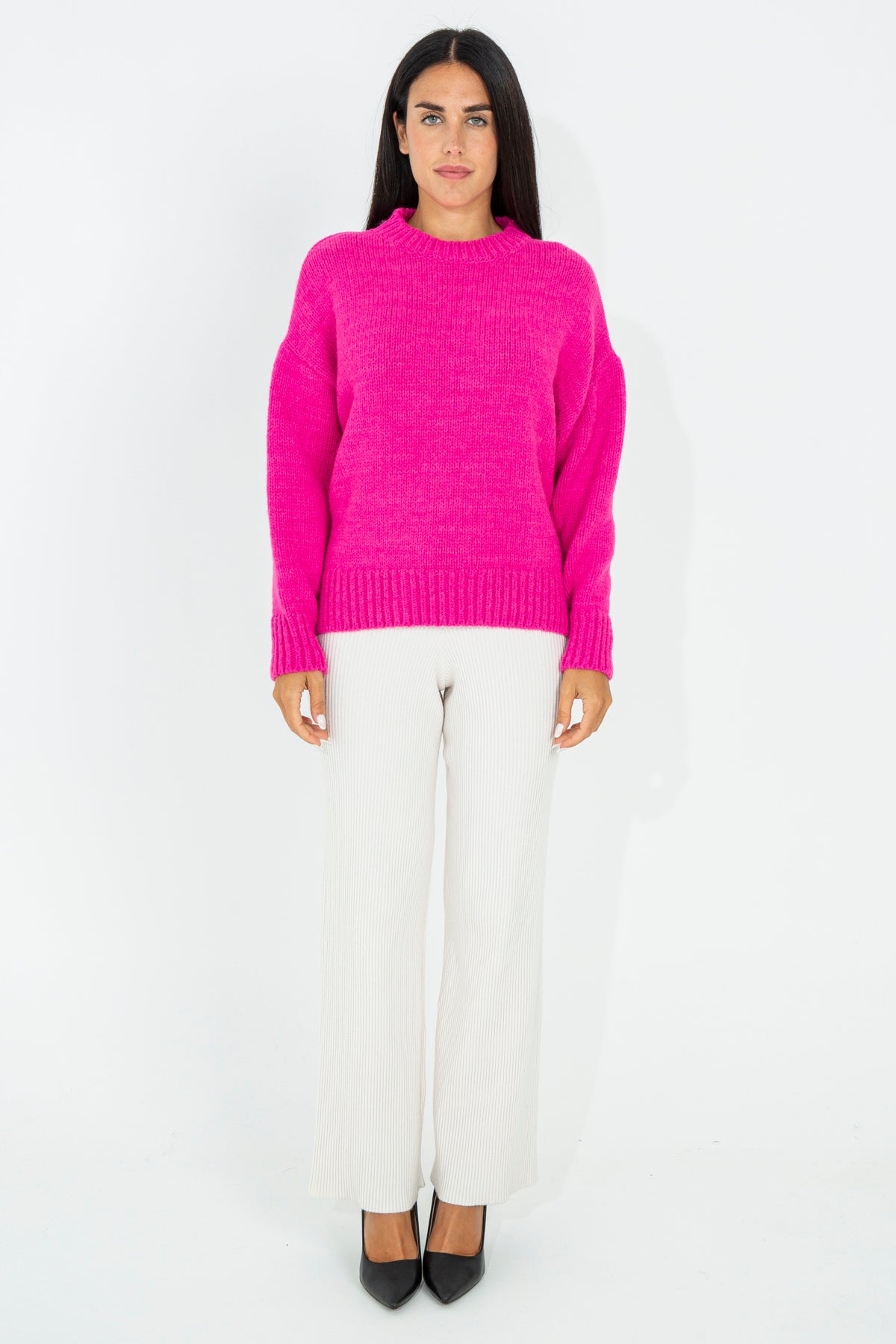 Pullover in misto lana