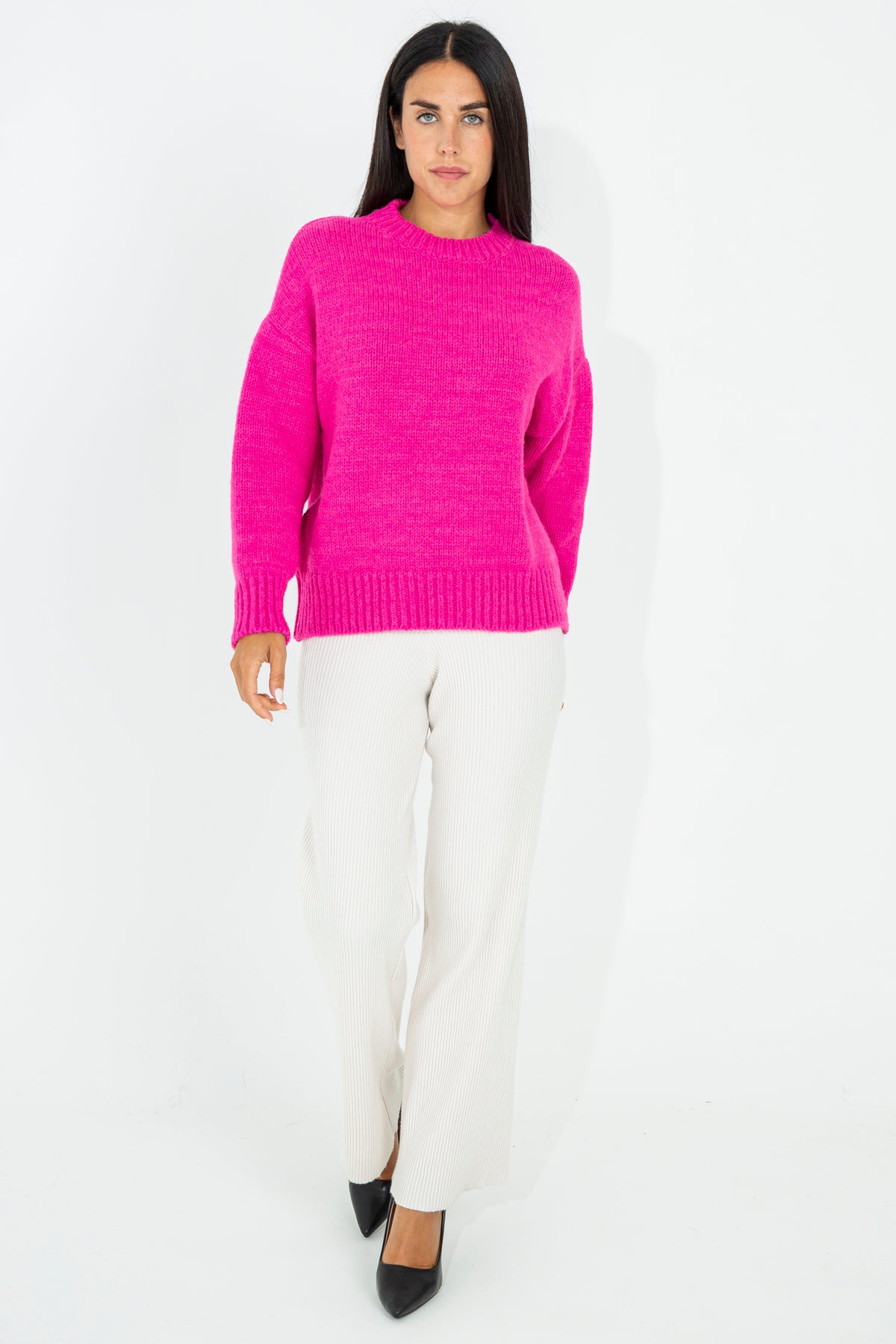 Pullover in misto lana