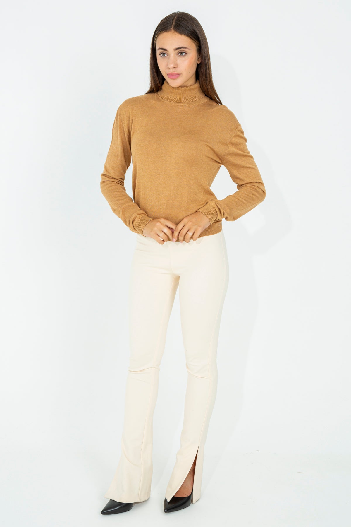 Regular turtleneck sweater