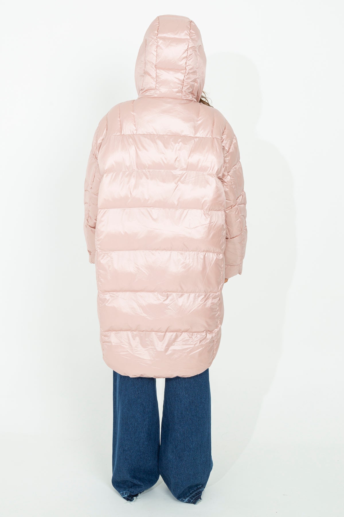 Long oversized down jacket