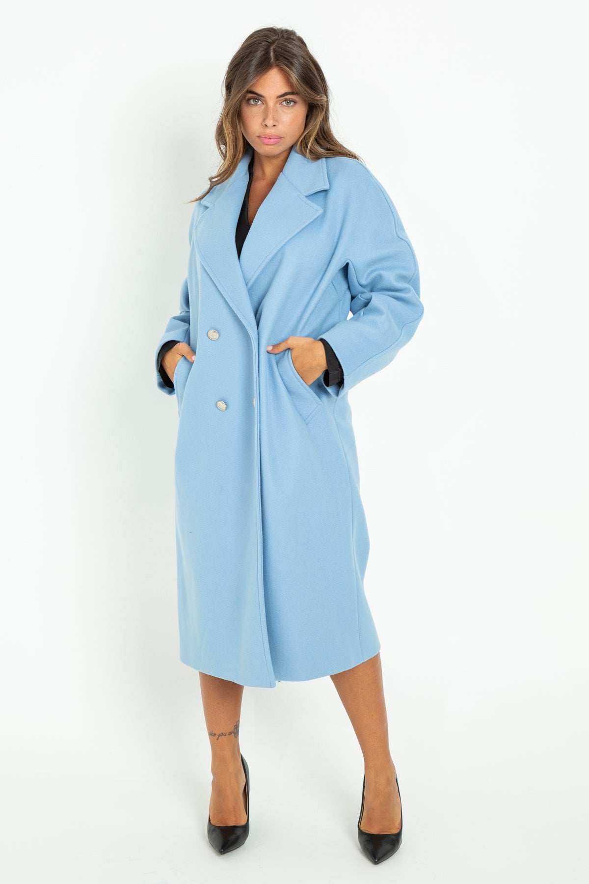 Long cloth coat