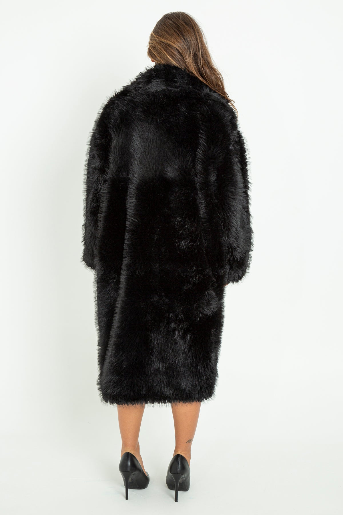 Pelliccia eco-fur lunga