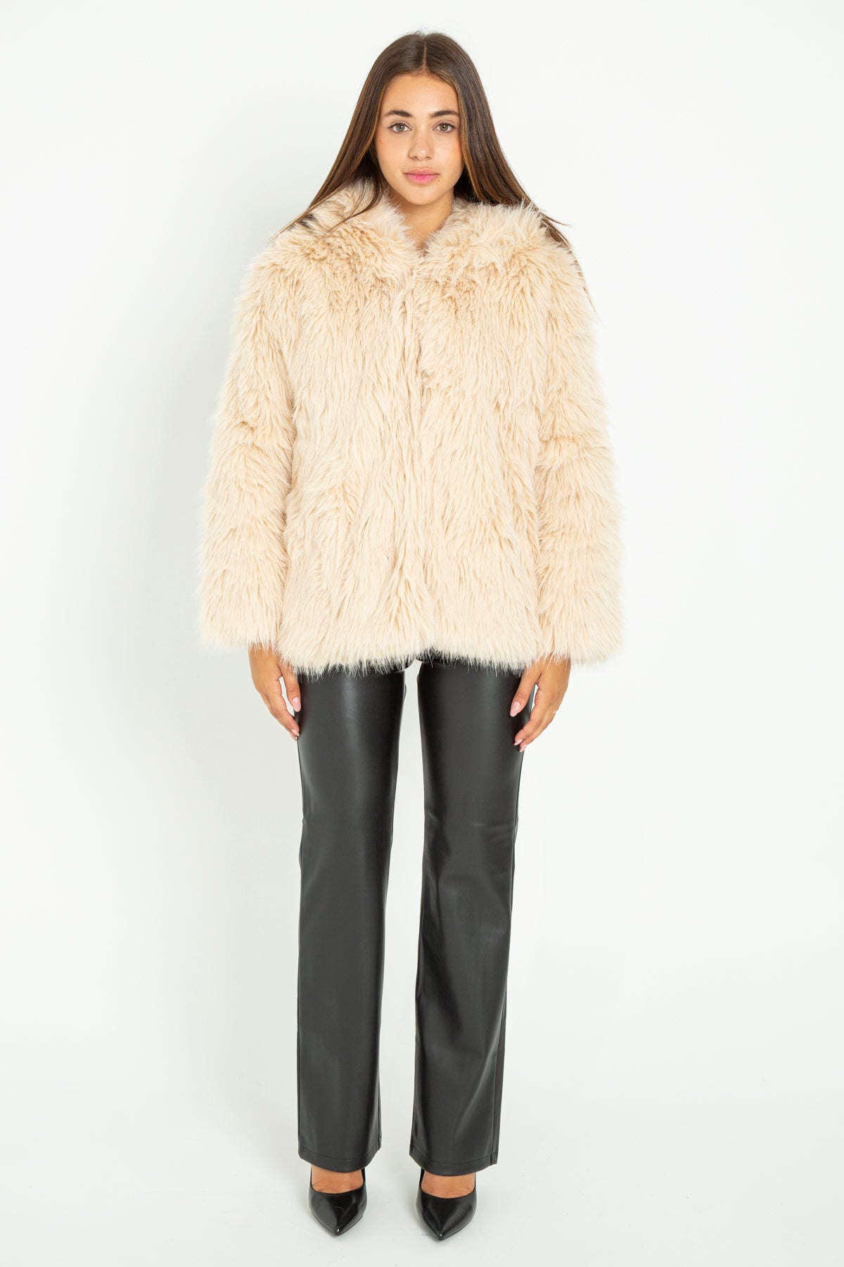 Pelliccia eco-fur over