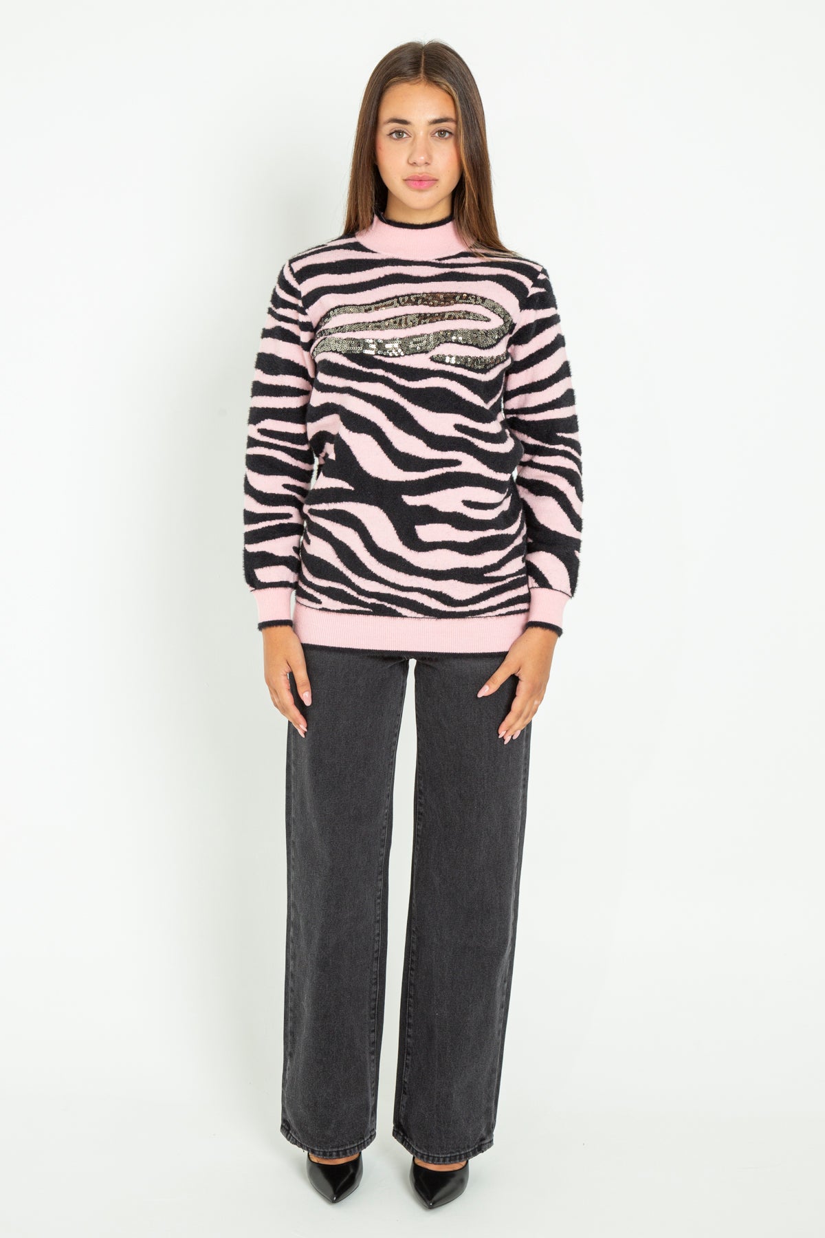 Maglia lunga animalier