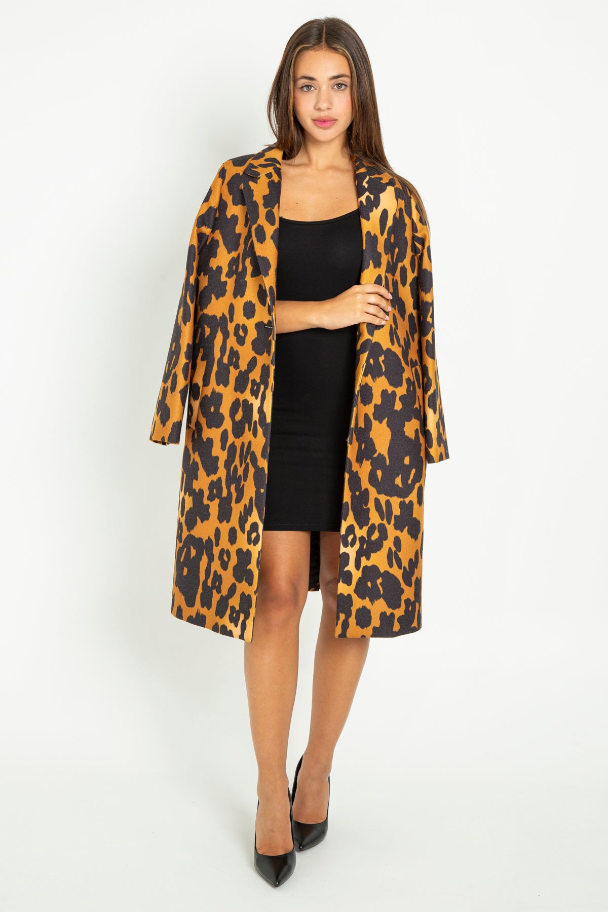 Long animalier coat