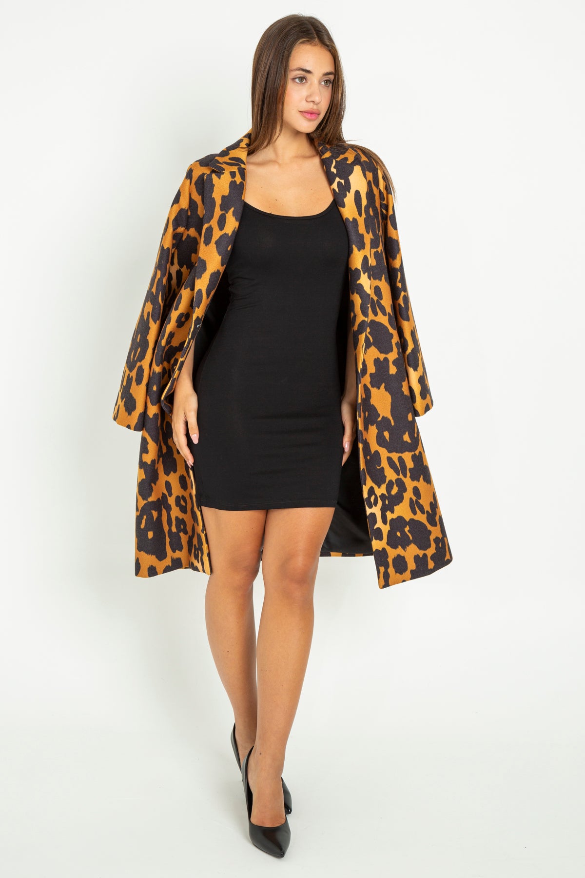 Long animalier coat